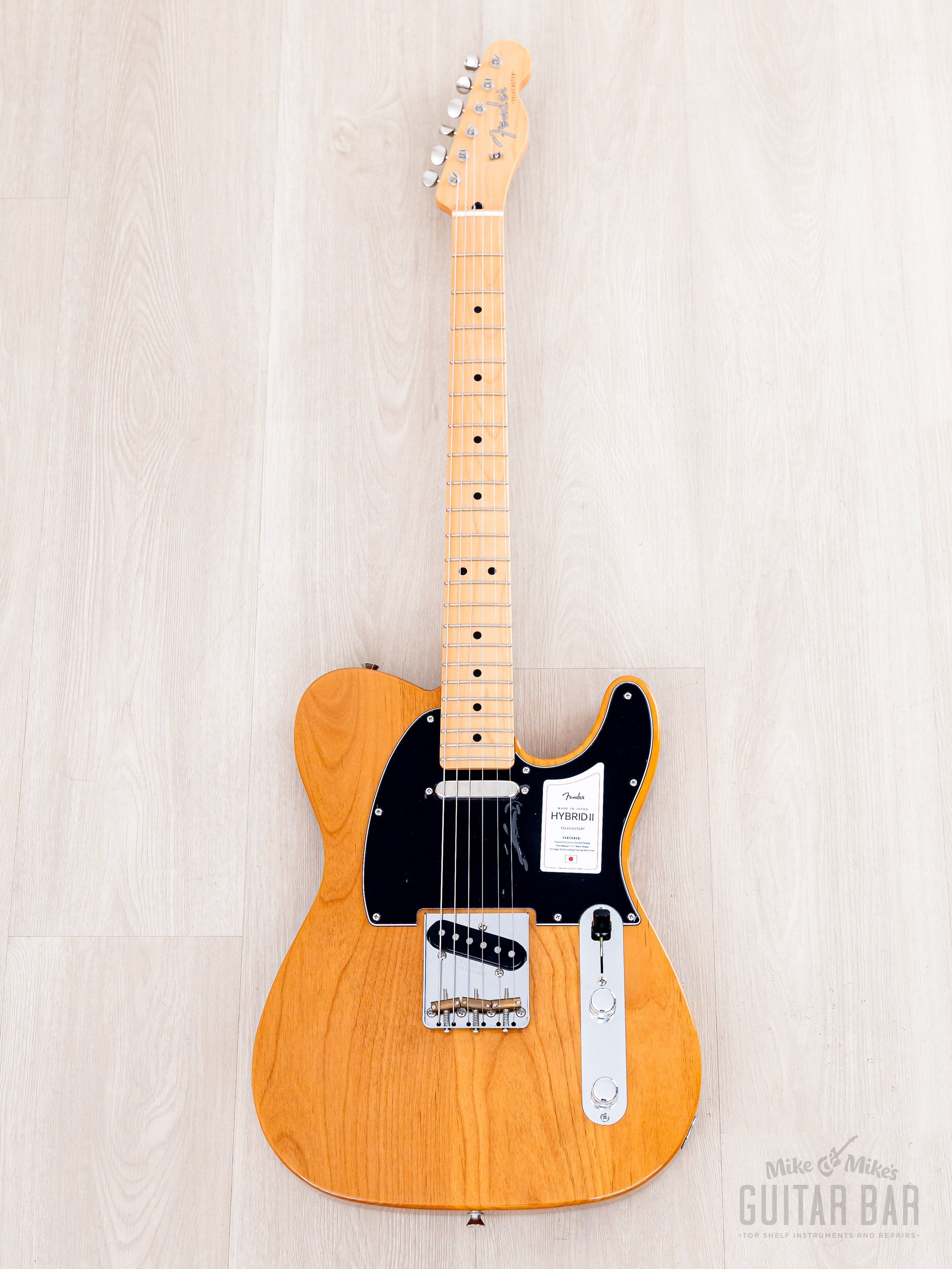 2023 Fender Hybrid II Telecaster Vintage Natural, Mint w/ Hangtags, Ja