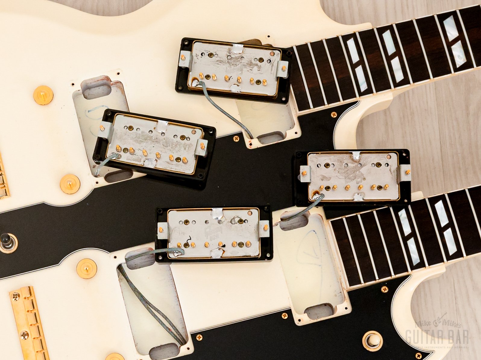 1997 Gibson EDS-1275 Double Neck SG Alpine White, 100% Original w/ Tags & Case, Yamano