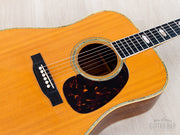 1971 Martin D-41 - abalone rosette and pickguard