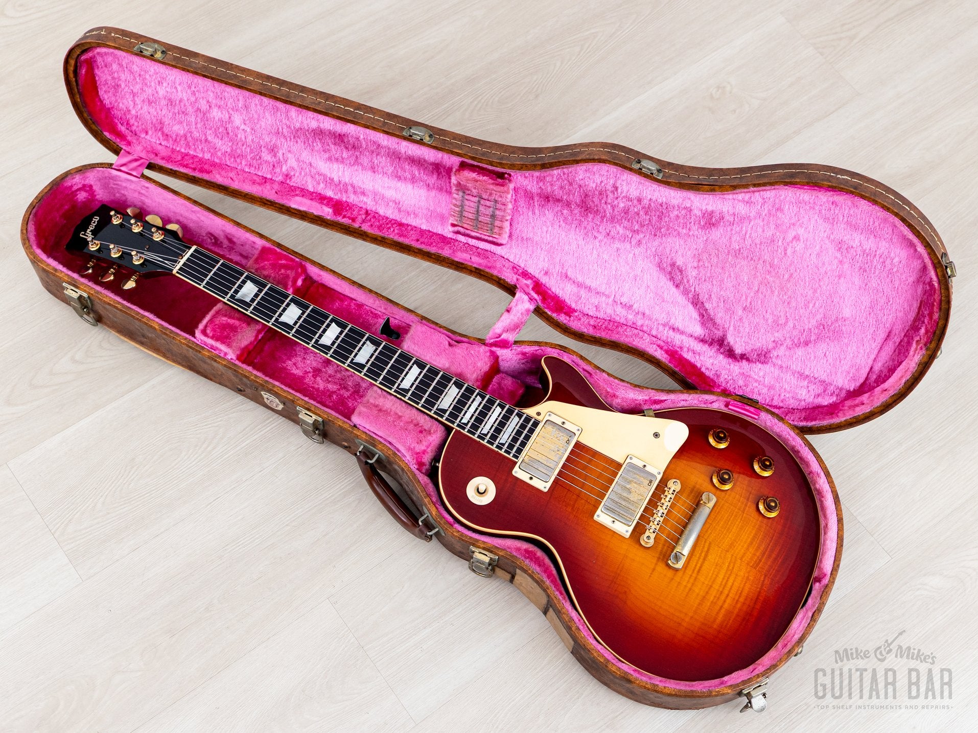1985 Greco Mint Collection EG59-240 Burst Standard Carved Top w/ Dry H