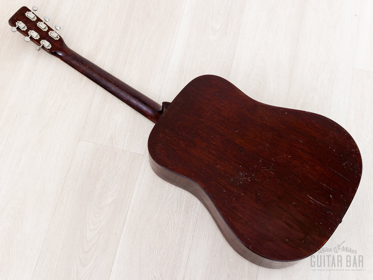 1960 Martin D-18 - back of body