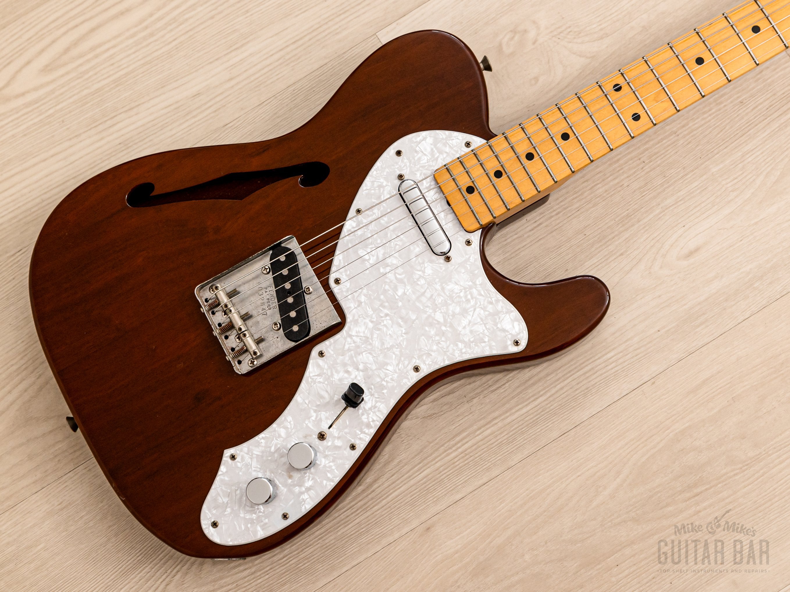 2004 Fender Telecaster Thinline ‘70 Vintage Reissue TN70/MAHO Mahogany, Japan CIJ