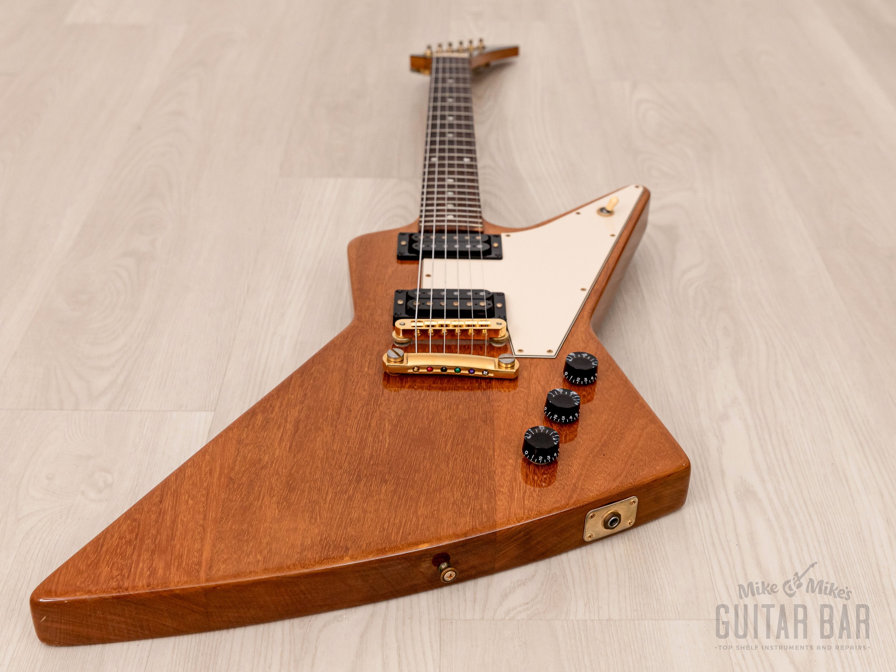 2001 Gibson Limited Edition Explorer '76 Vintage Reissue Natural w/ Case & Tags, Yamano