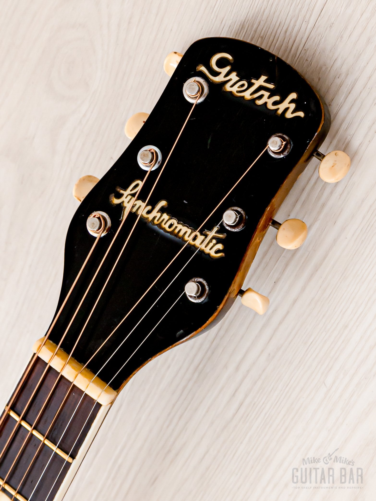 1940s Gretsch Synchromatic 100 Vintage Archtop Acoustic Guitar Sunburs