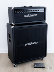 2007 Soldano Lucky 13 head and 4x12 cab with footswitch