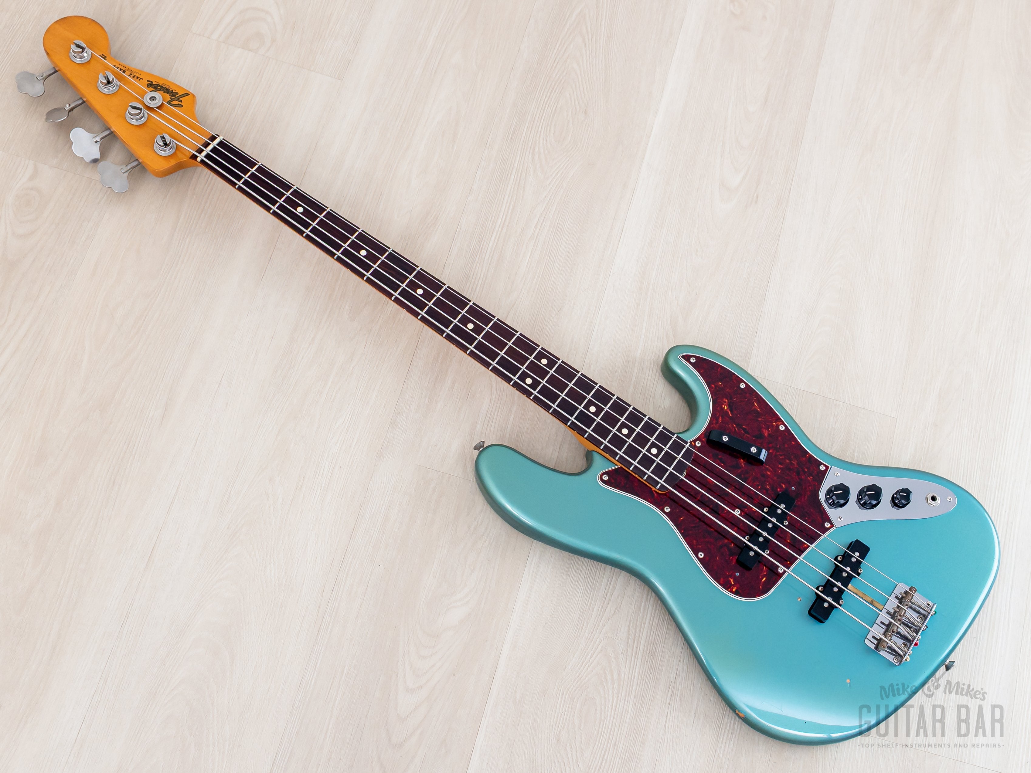 2000 Fender American Vintage '62 Jazz Bass Lake Placid Blue w/ Tweed C