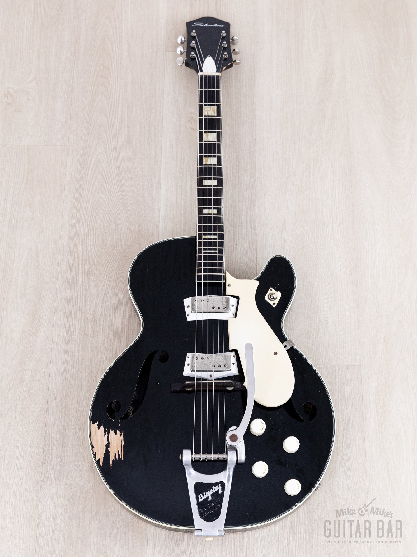 1960s Silvertone 1446 Chris Isaak Vintage Guitar by Harmony USA w/ Gib