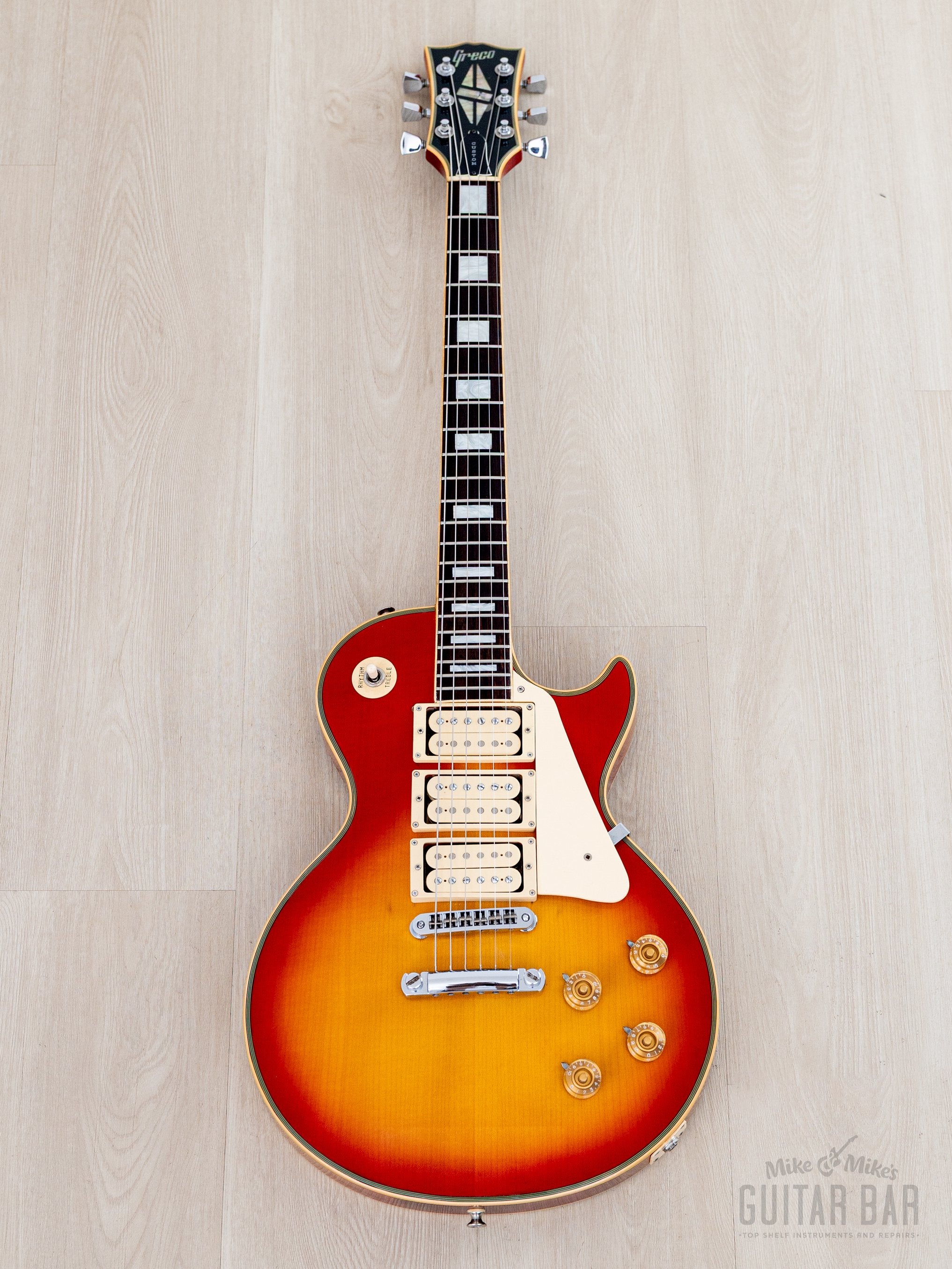 1978 Greco EG600 Custom Triple Pickup Vintage Electric Guitar w/ Maxon