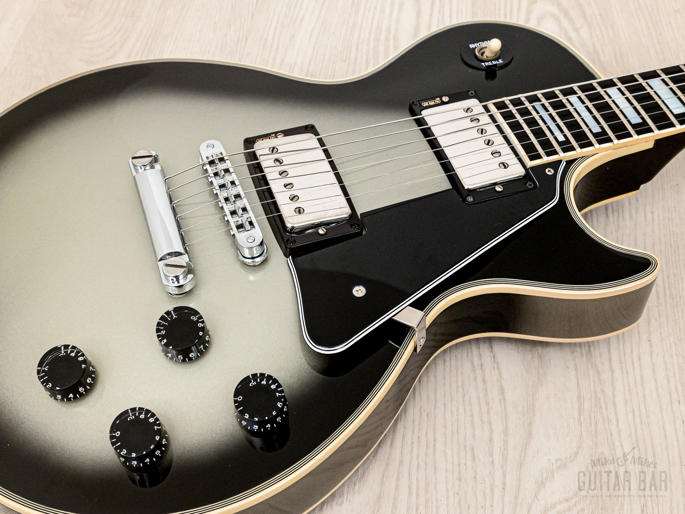 1984 Gibson Les Paul Custom Silverburst w/ Tim Shaw PAFs, Case