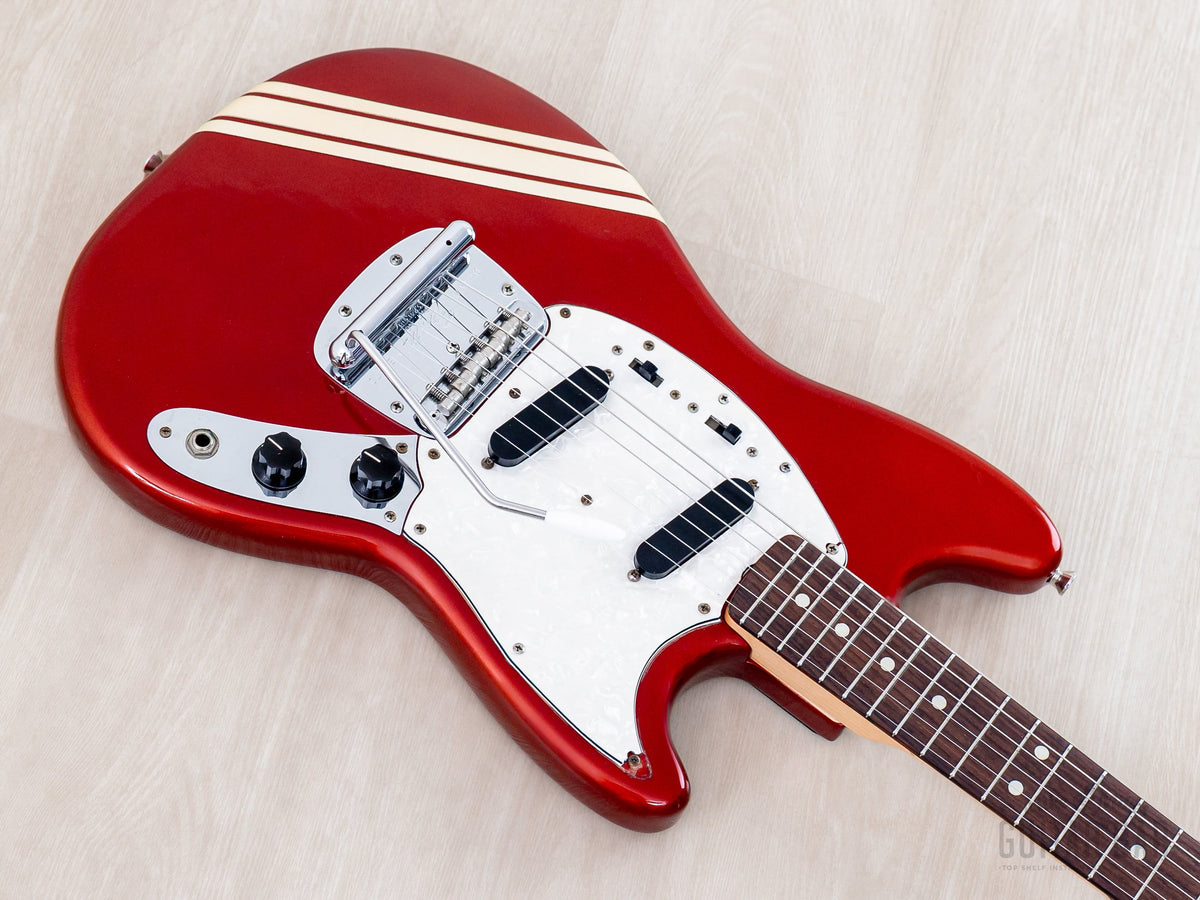 Mustang body top angle with competition stripes
