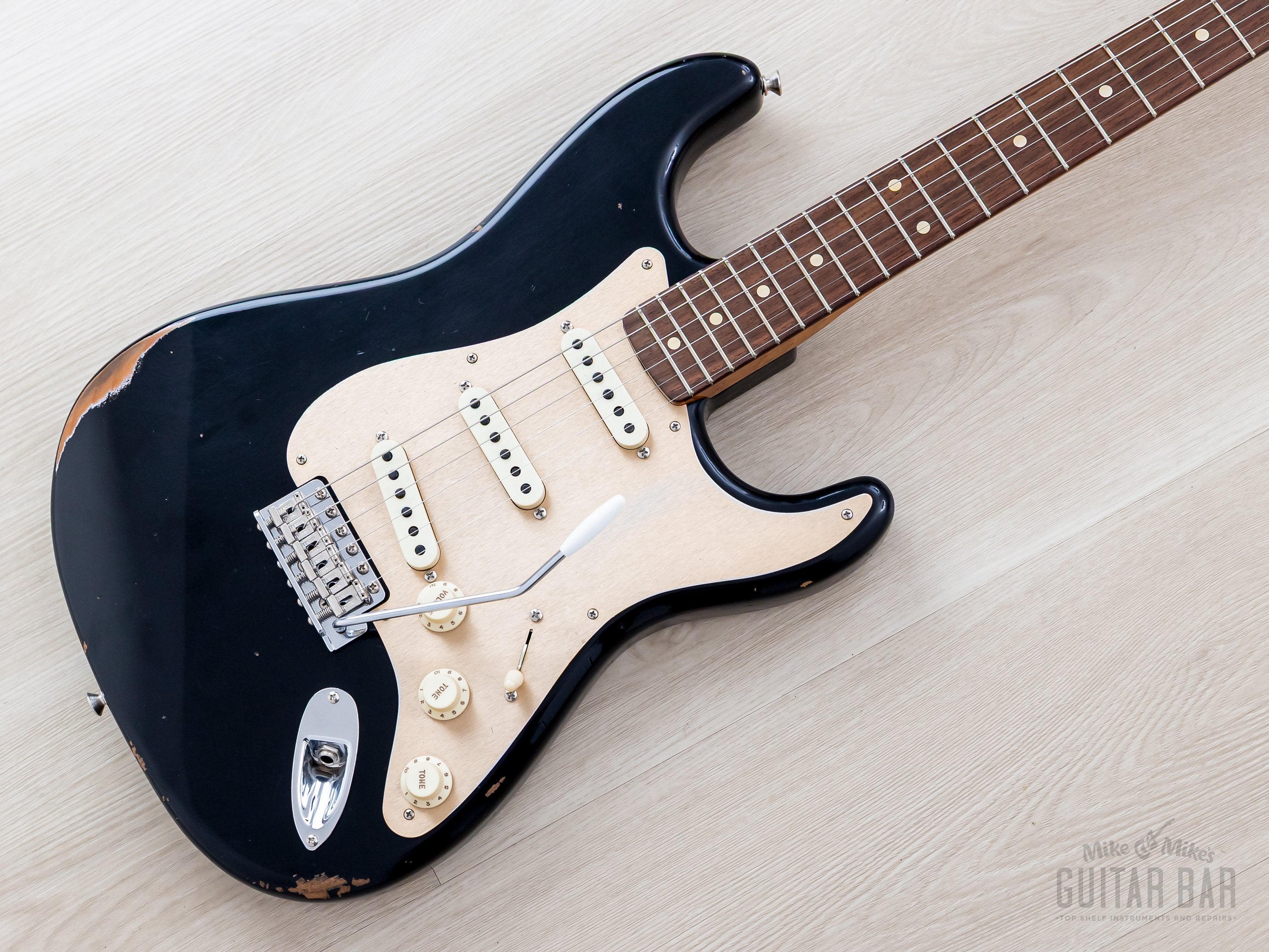 Fender Custom Shop 1960 Stratocaster Roasted Relic Aged Black w/ Fat '