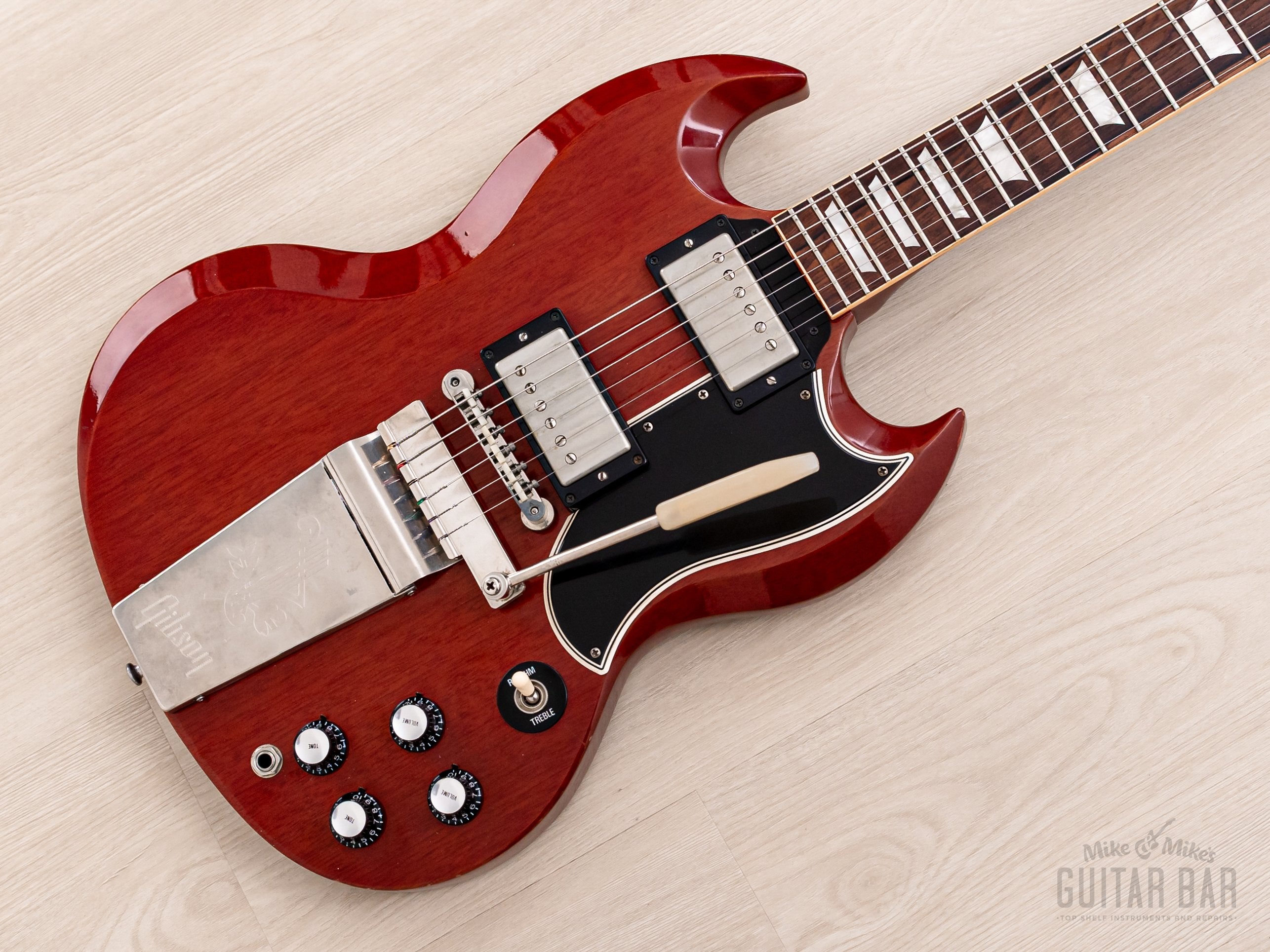 2008 Gibson Custom Shop Historic 1964 SG Standard Aged Cherry VOS w/ Burstbucker PAFs, COA, Case
