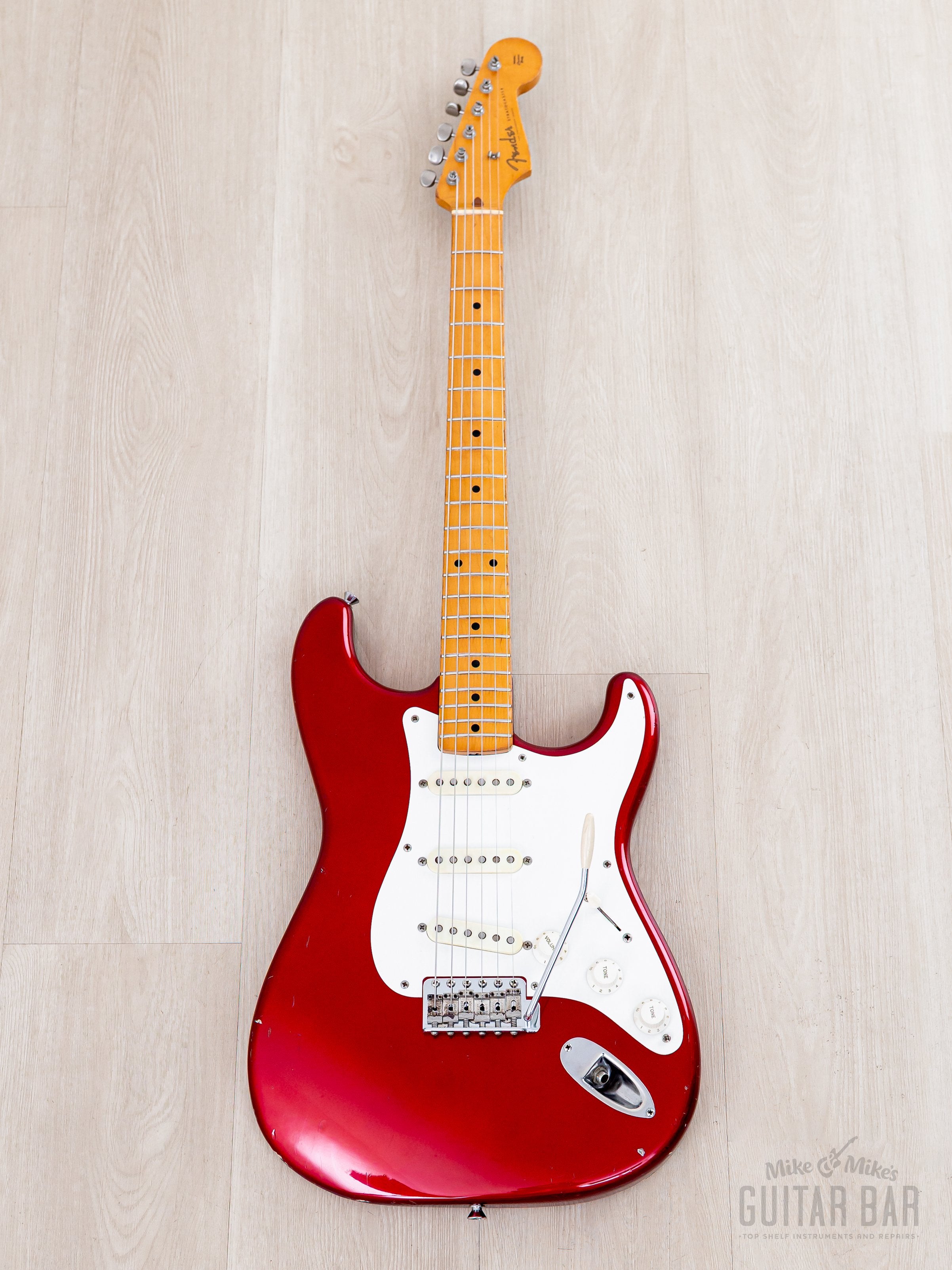 1983 Fender JV '57 Stratocaster ST57-65 Candy Apple Red 100% Original