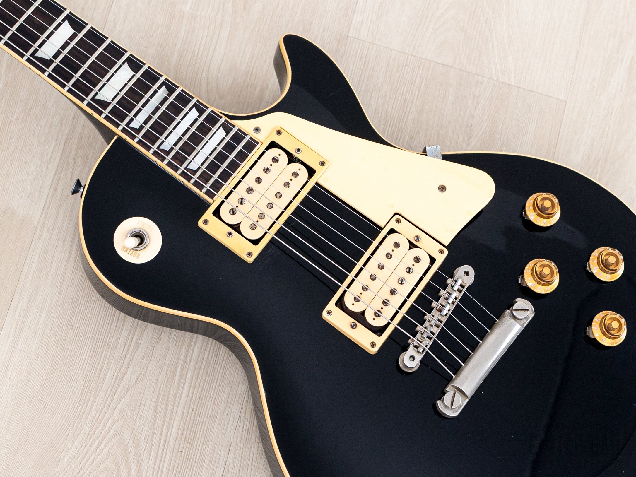 1979 Greco EG900 Vintage Guitar Standard, Black w/ USA DiMarzio PAFs &