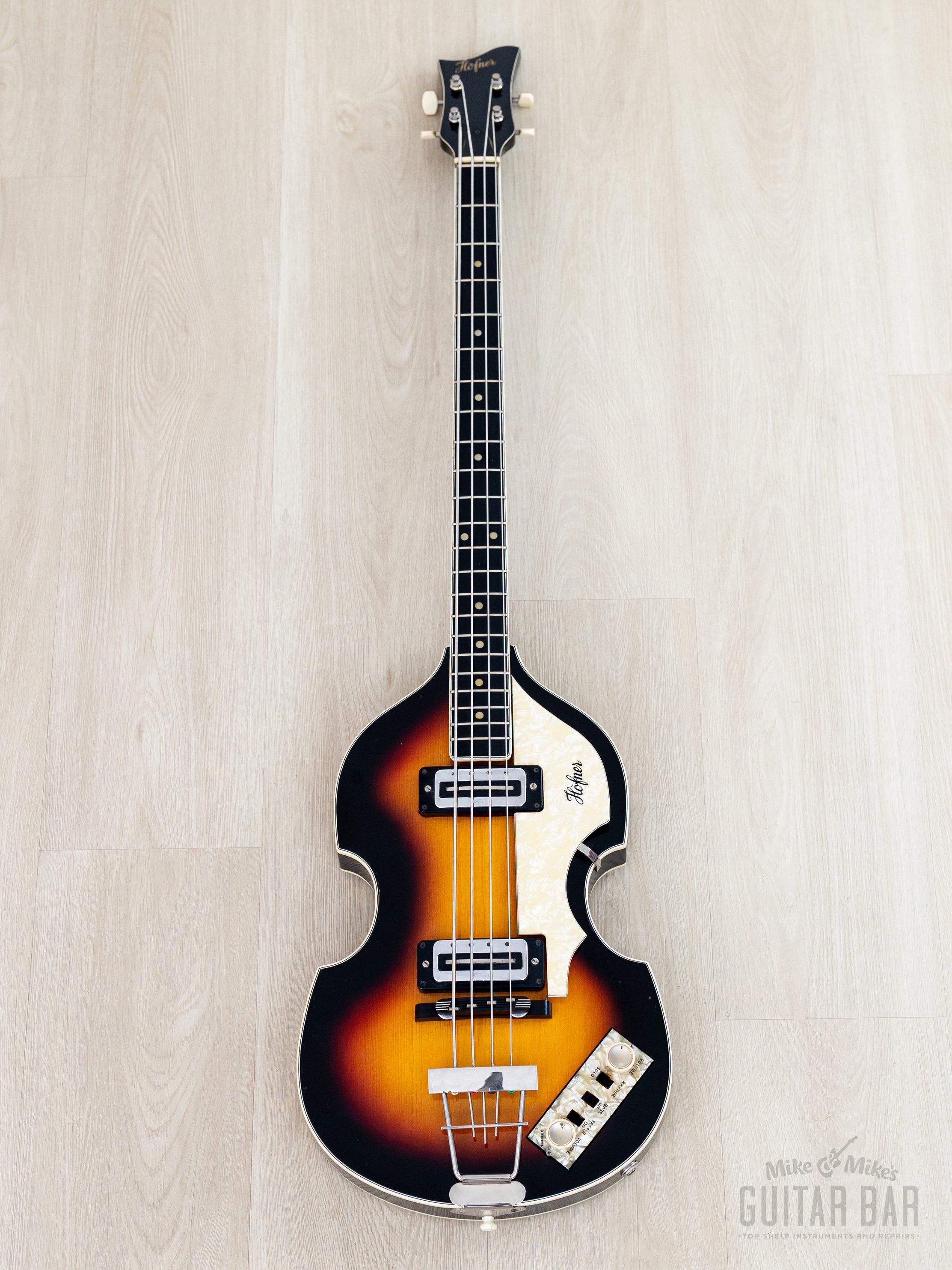 1966 Hofner 500/1 Beatle Bass Vintage Violin Bass Sunburst w/ Blade Pi