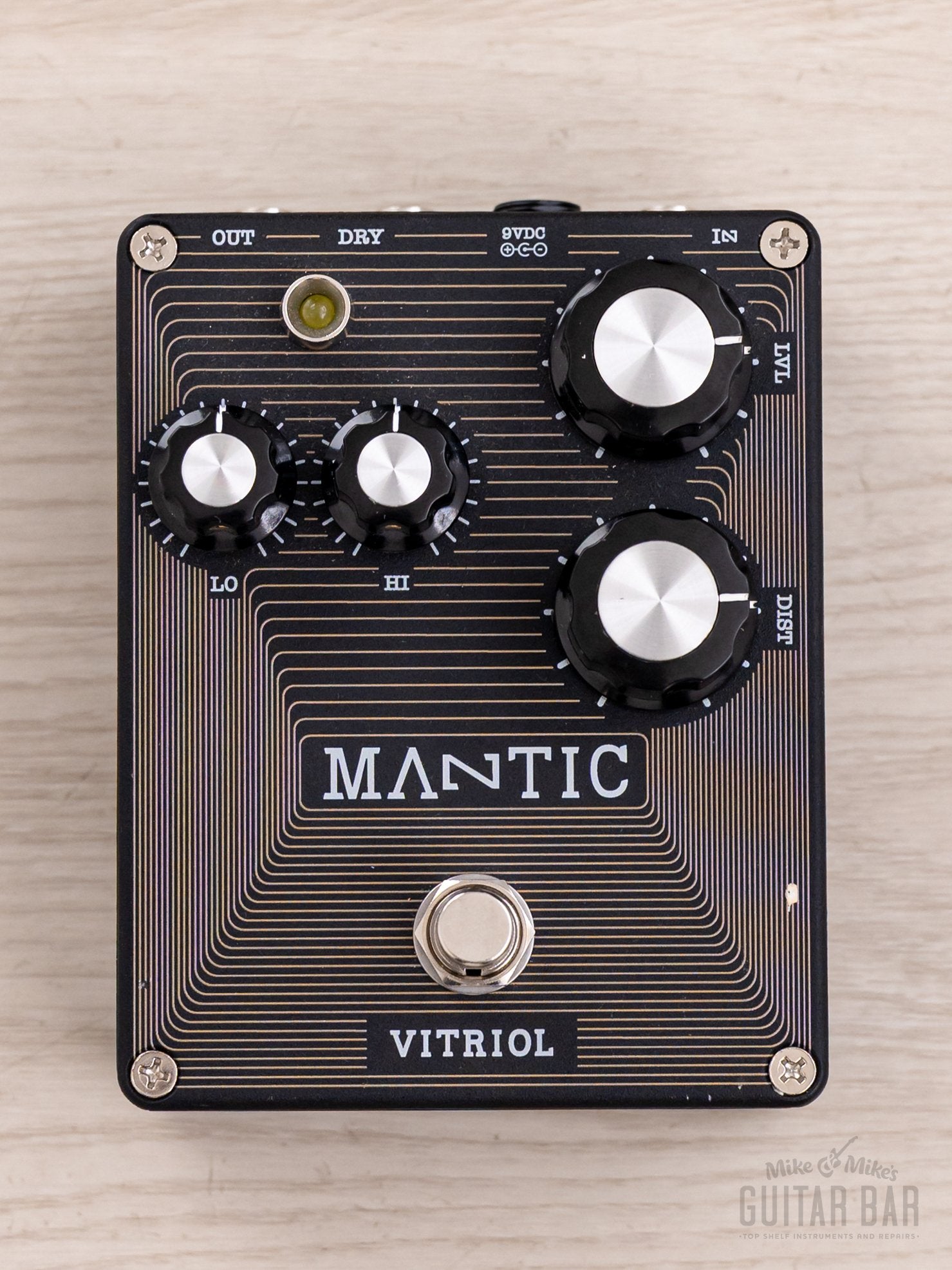 Mantic Conceptual Vitriol High Gain Distortion Effects Pedal
