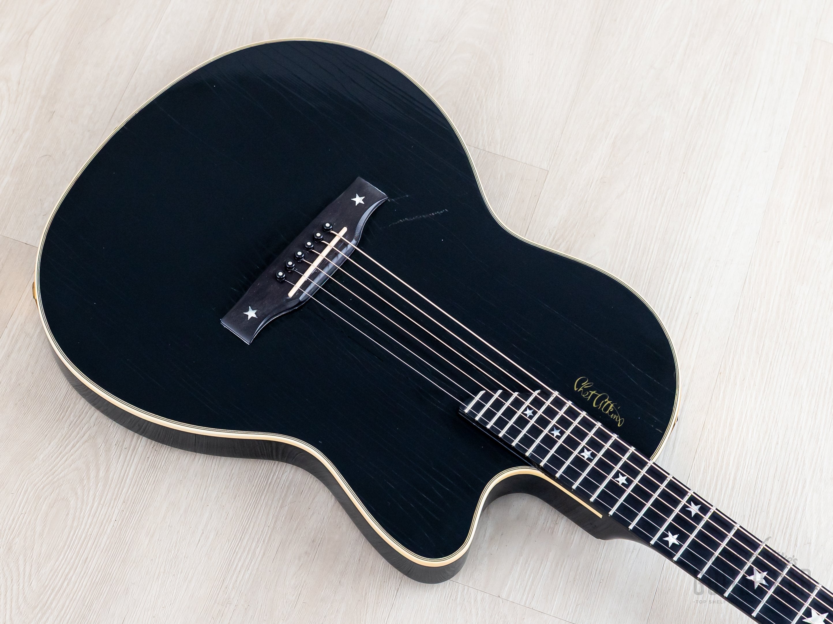 1997 Gibson Chet Atkins SST Ebony Acoustic Electric Steel String Guita