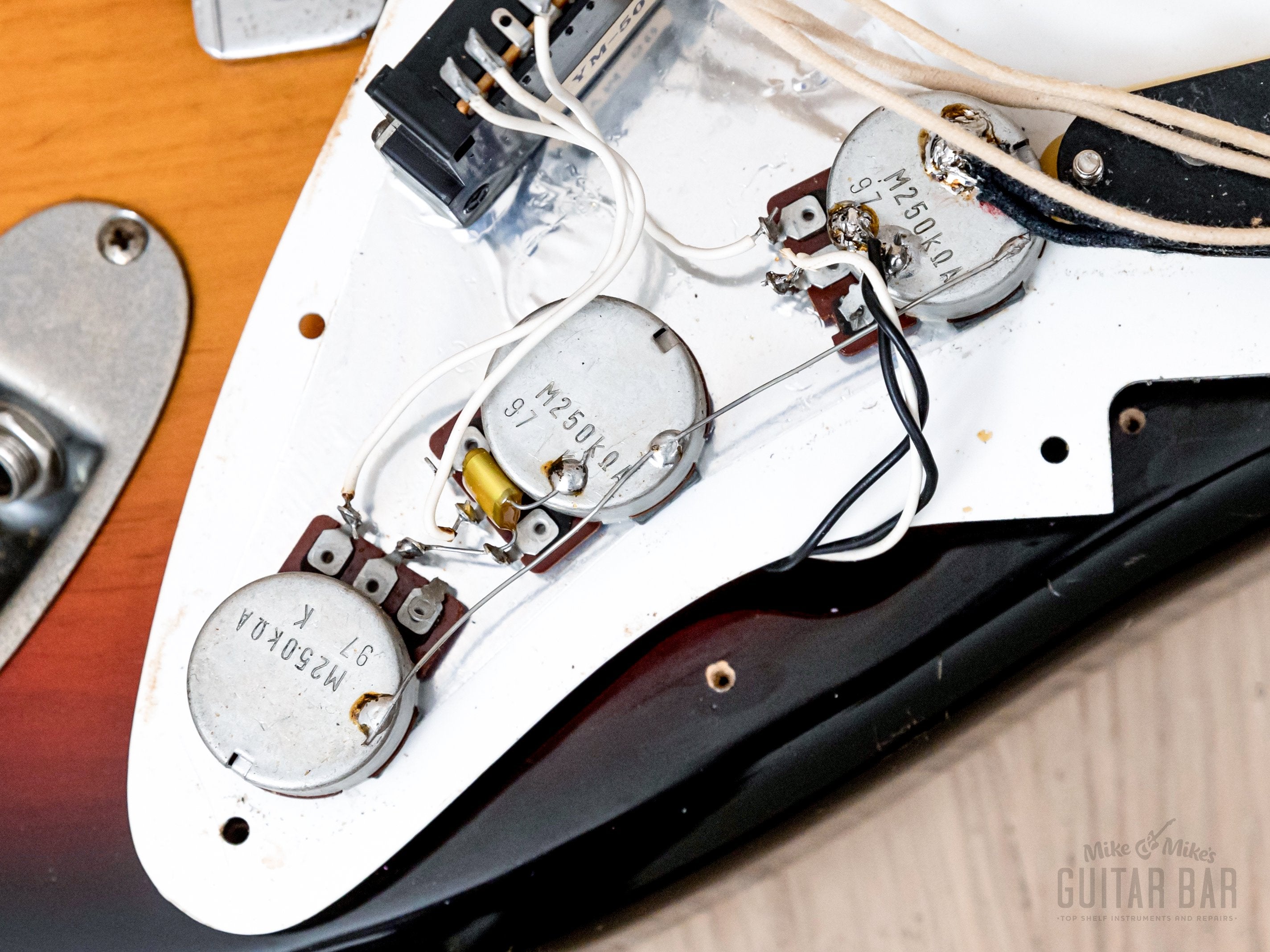 1980s Fender Stratocaster Partscaster ST57 & ST62 Sunburst w/ USA Pickups, Japan MIJ Fujigen