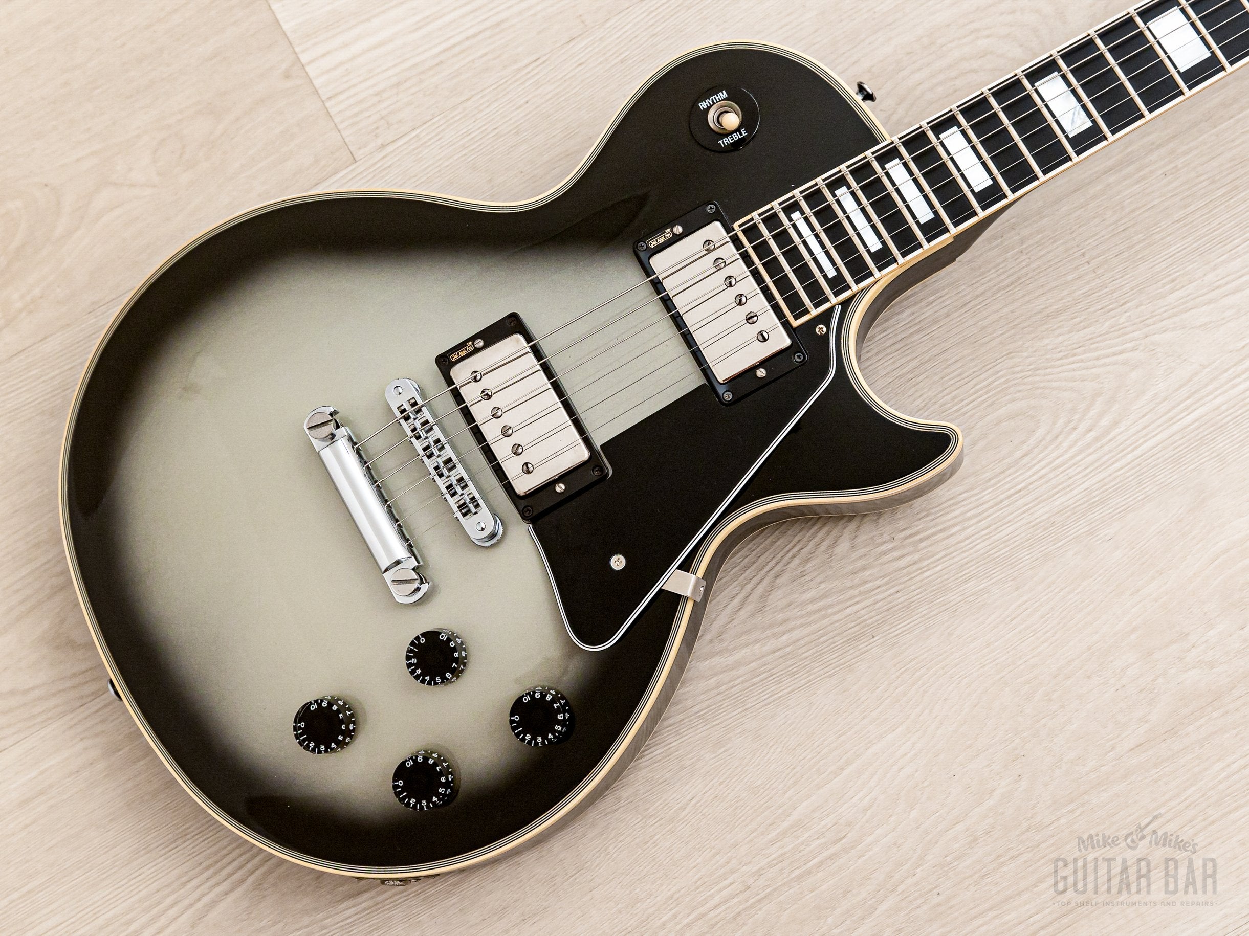 1984 Gibson Les Paul Custom Silverburst w/ Tim Shaw PAFs, Case