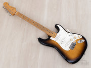 2018 Danocaster S-style '56 Sunburst Relic, front angled full view