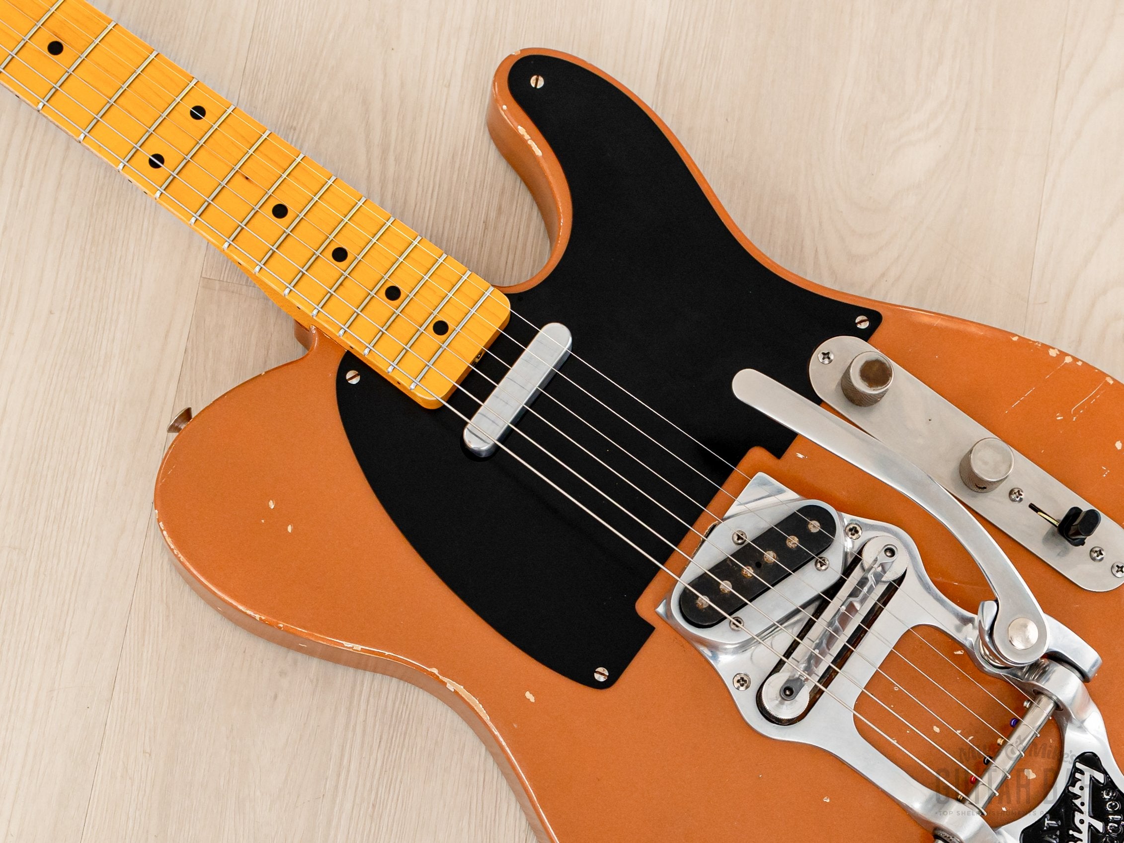 Telecaster Partscaster MJT Relic Copper Lacquer w/ Fender Licensed Neck, Lollar, Bigsby B16 & Case