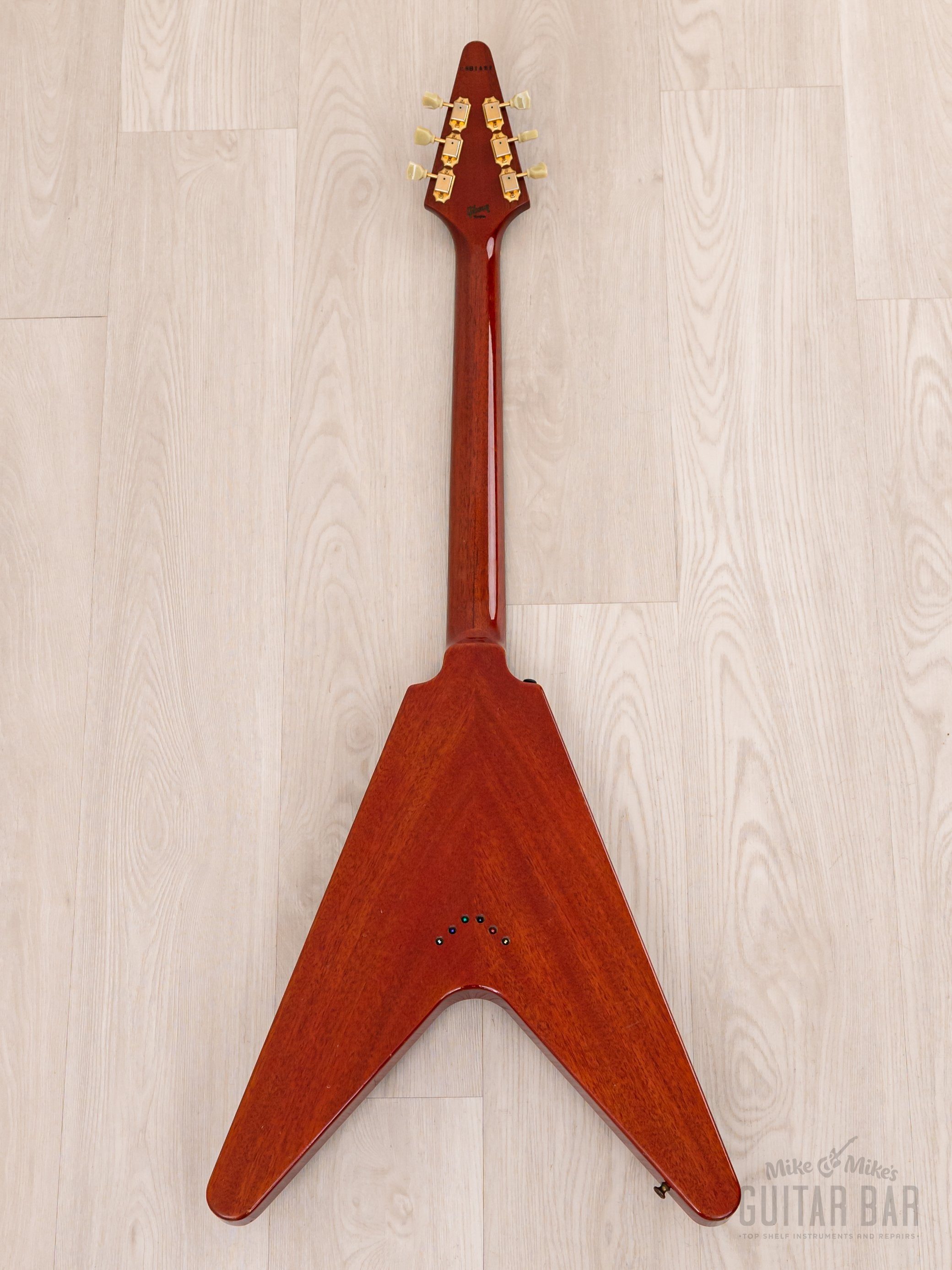2008 Gibson Custom Shop Historic 1958 Flying V Mahogany VOS (Cherry) w/ 57 Classic PAFs, COA, Hangtags & Case