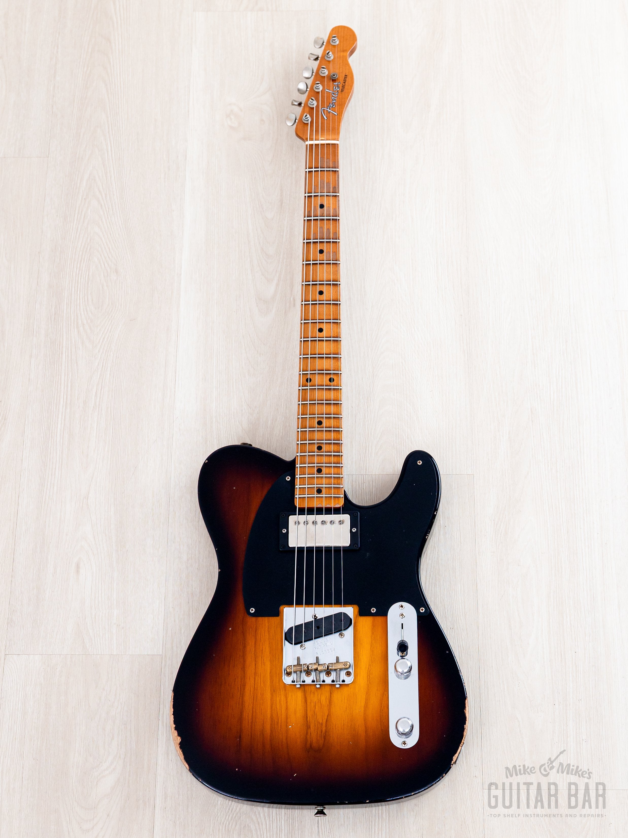 ⭐︎Custom Relic Mustang shape Telecaster⭐︎ 2024 Fender Custom Shop Limited Edition 1954 HS Telecaster Relic Sunbu