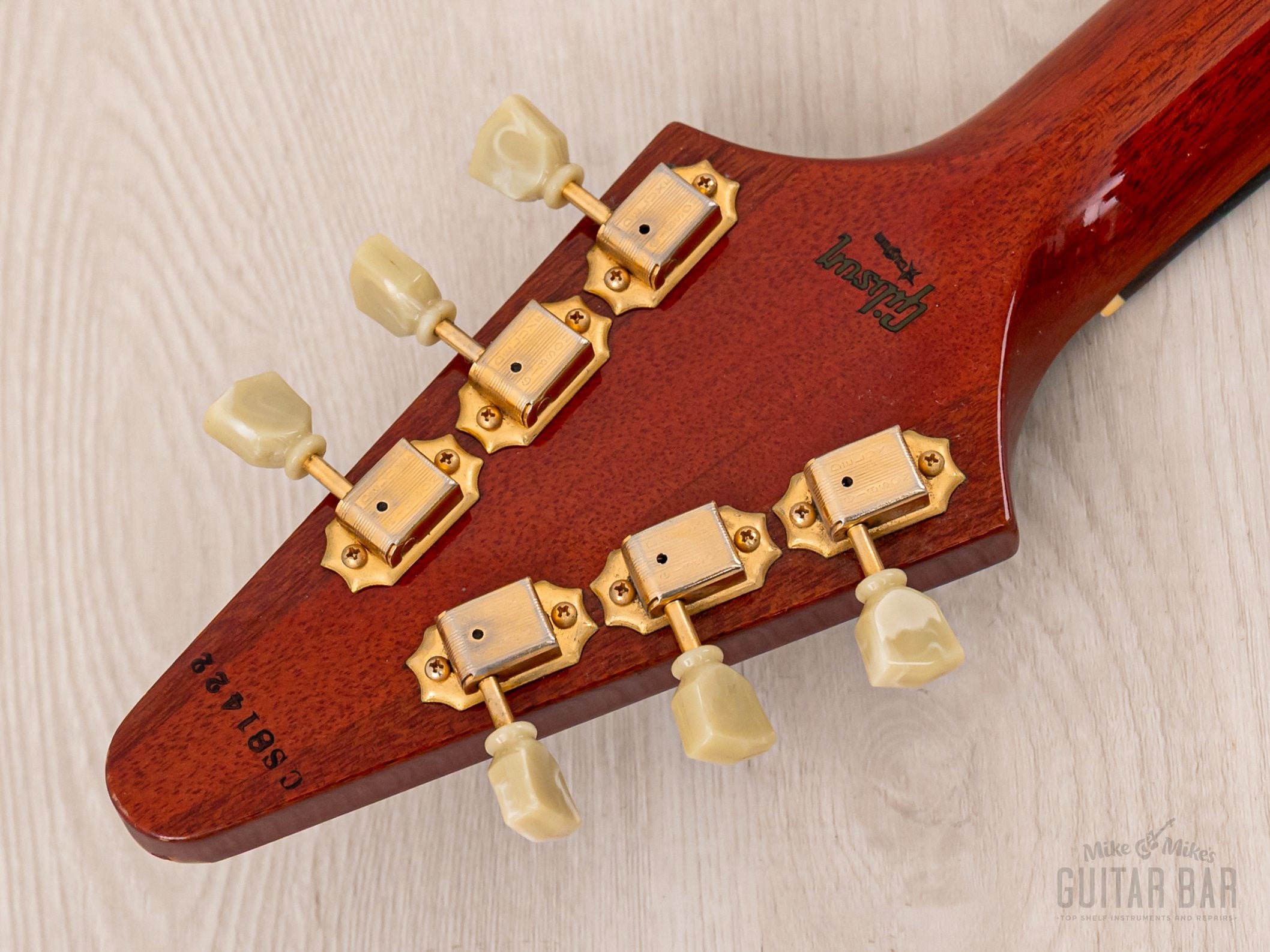 2008 Gibson Custom Shop Historic 1958 Flying V Mahogany VOS (Cherry) w/ 57 Classic PAFs, COA, Hangtags & Case