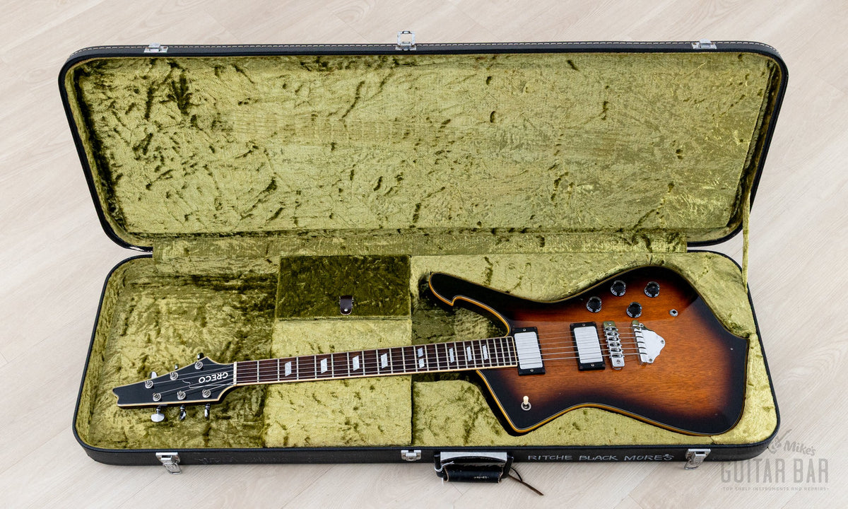 1977 Greco M900 Mirage in original hardshell case, open