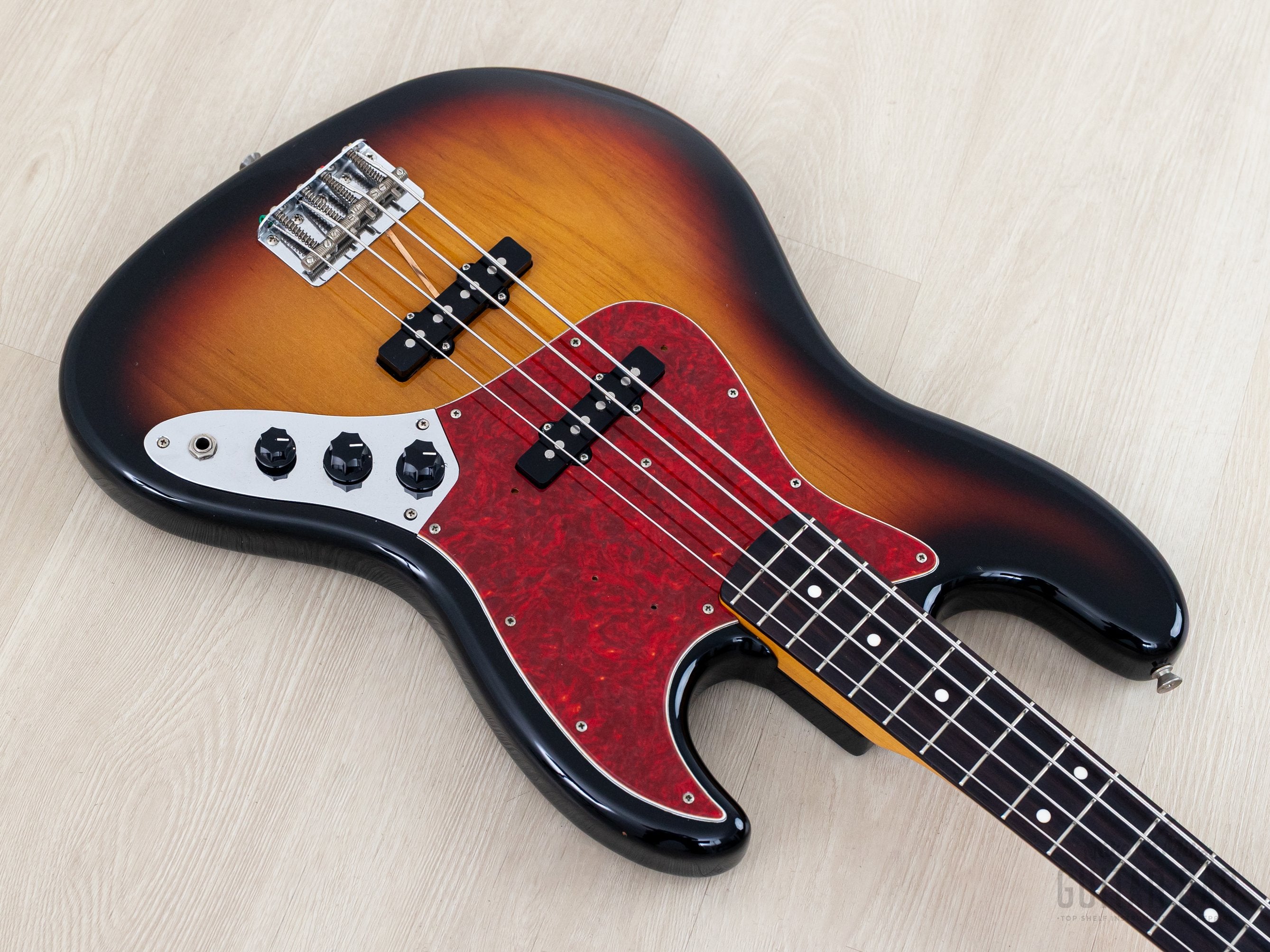 2000 Fender Jazz Bass '62 Vintage Reissue JB62-75US Sunburst w/ USA Pi