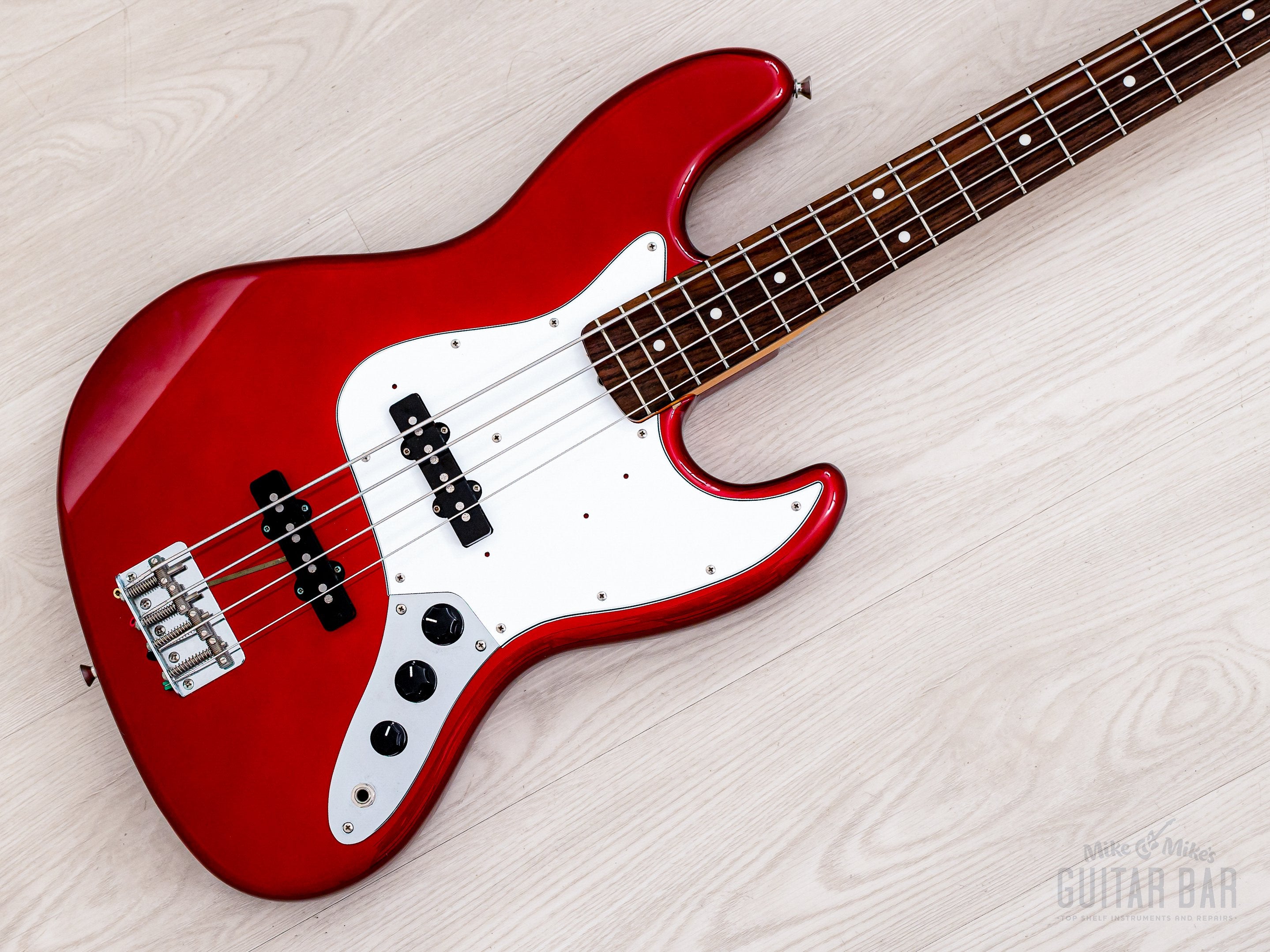 Fender American Vintage Jazz Bass 62 レッド 2002 Fender Jazz Bass '62 Vintage Reissue JB62-75US Candy Apple Red w/