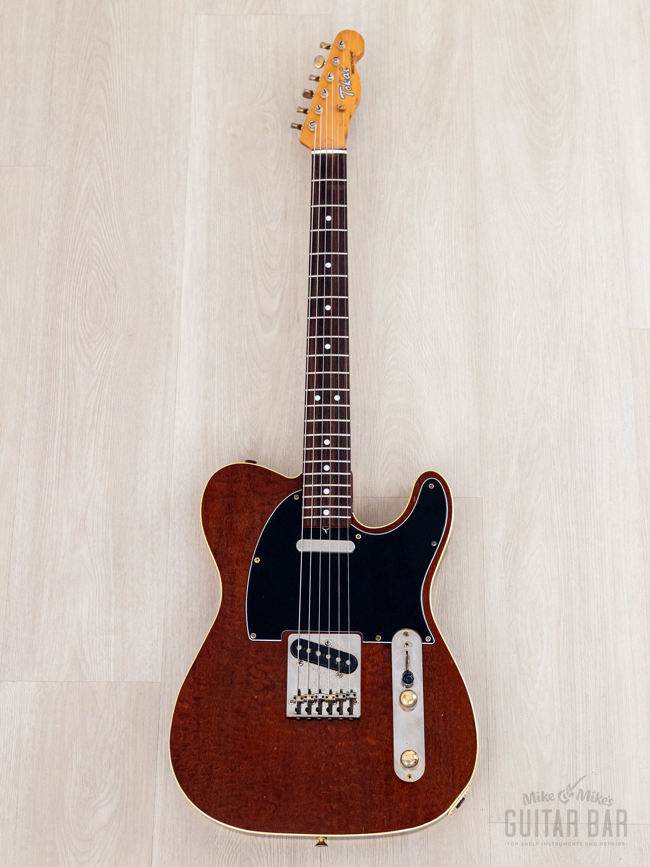 1984 Tokai Breezysound TTE60 TM T-Style Custom Vintage Guitar Tortoise