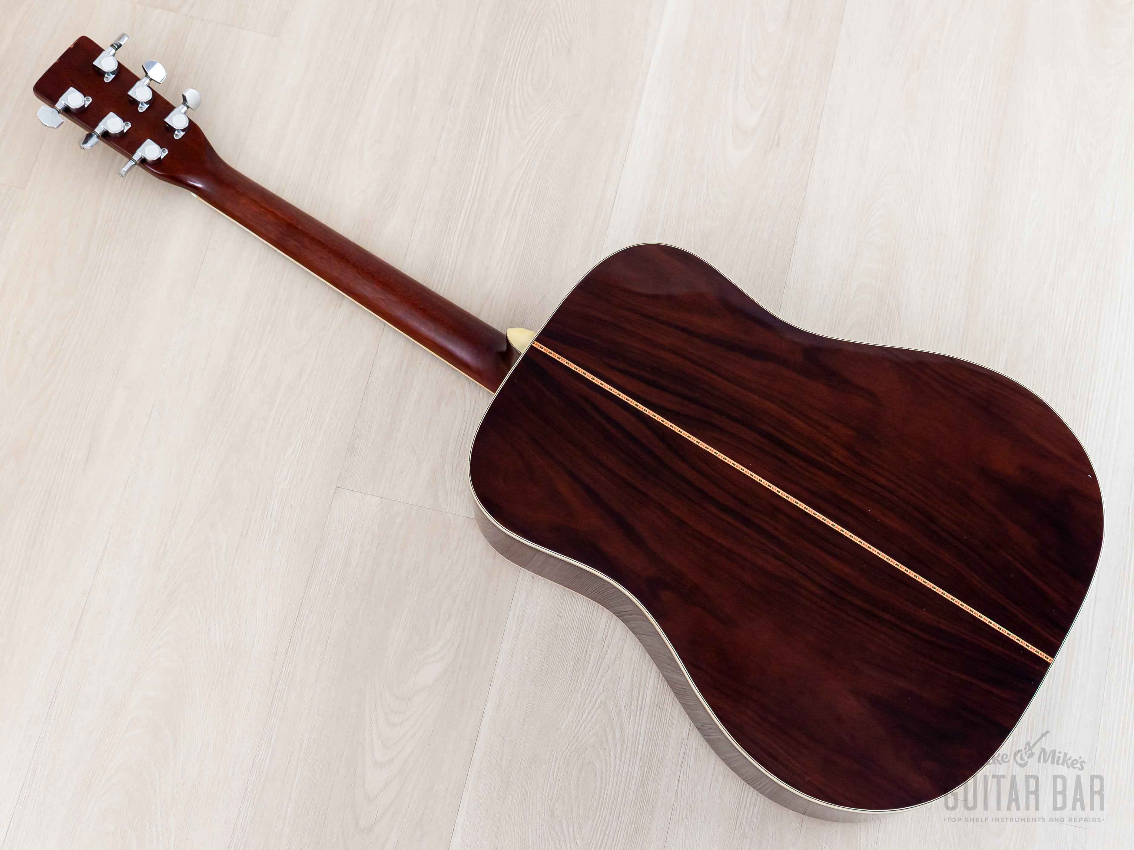 1970s Morris W-40 Vintage Dreadnought Acoustic Guitar, Rosewood & Spru