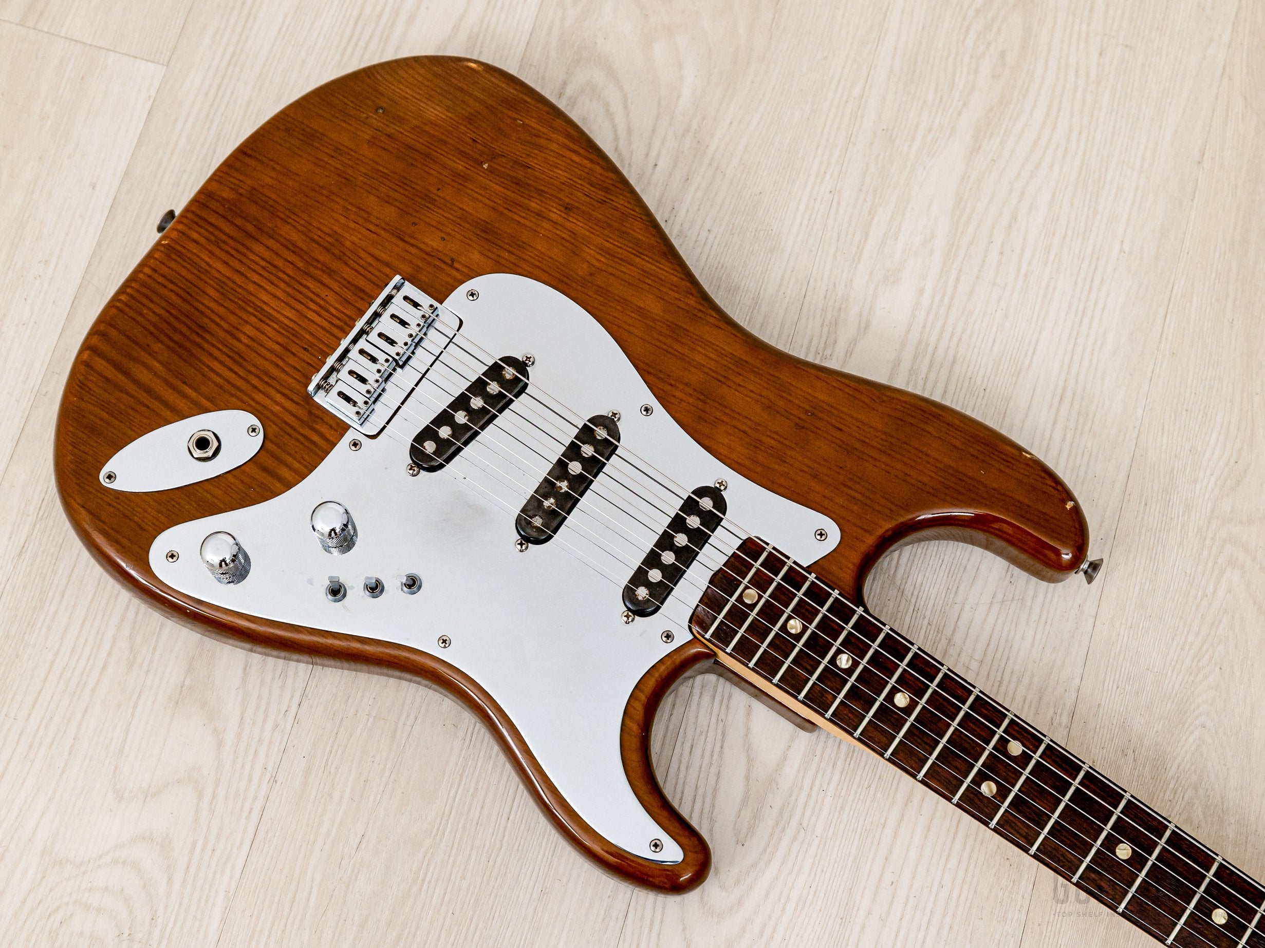1980 Fender Stratocaster Hardtail Vintage Guitar Mocha, Schecter Dream Machine Mods w/ F500T Pickups, Case