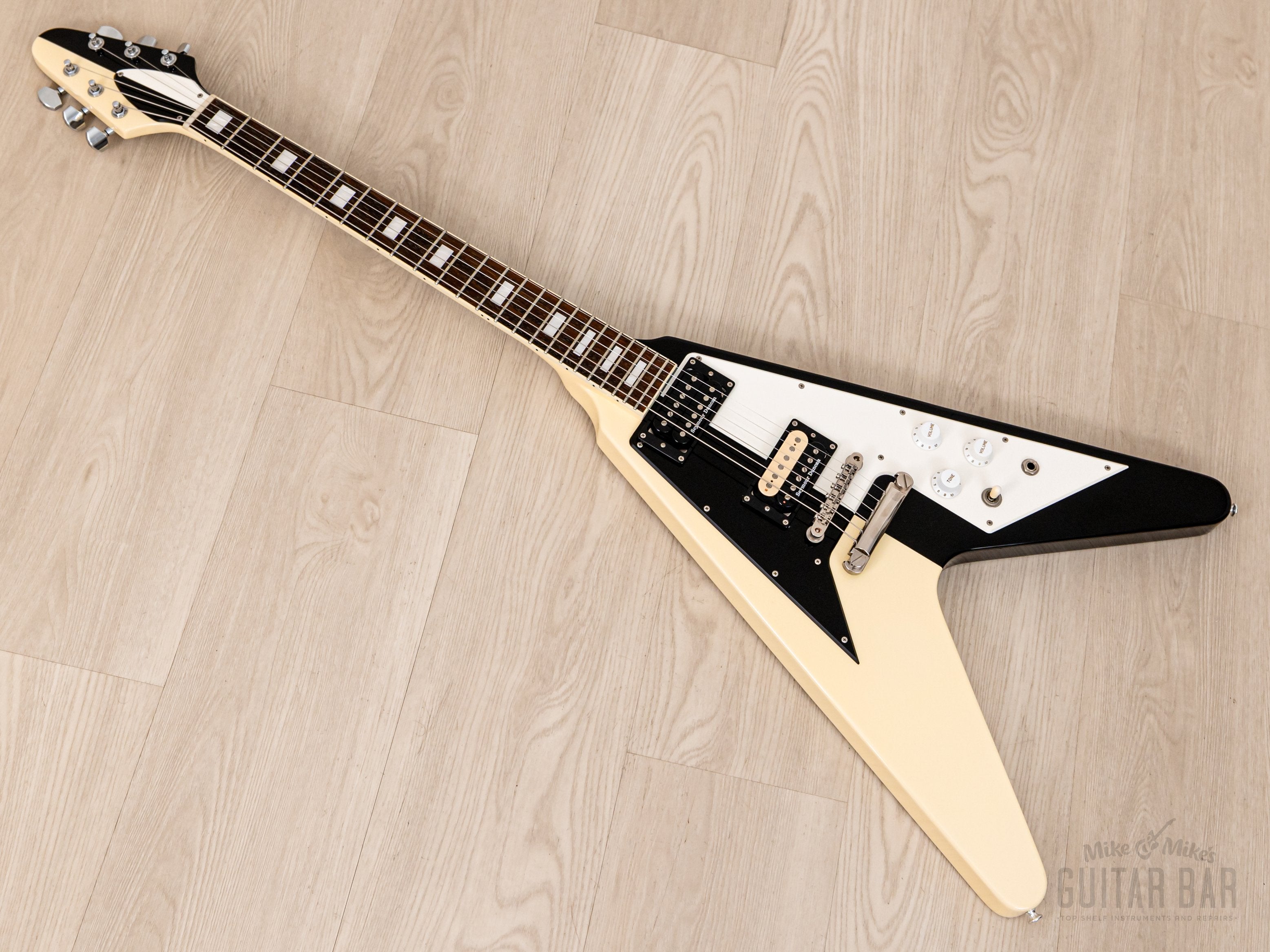 2015 ESP Edwards E-FV-125WB Michael Schenker Flying V w/ Seymour Dunca –  Mike & Mike's Guitar Bar