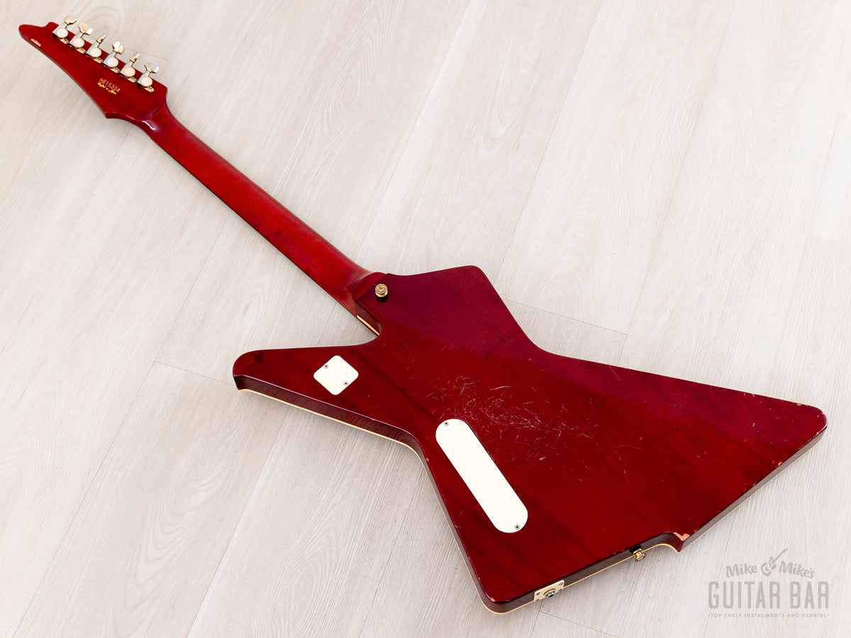 1981 Ibanez Destroyer II DT400, full back angled view