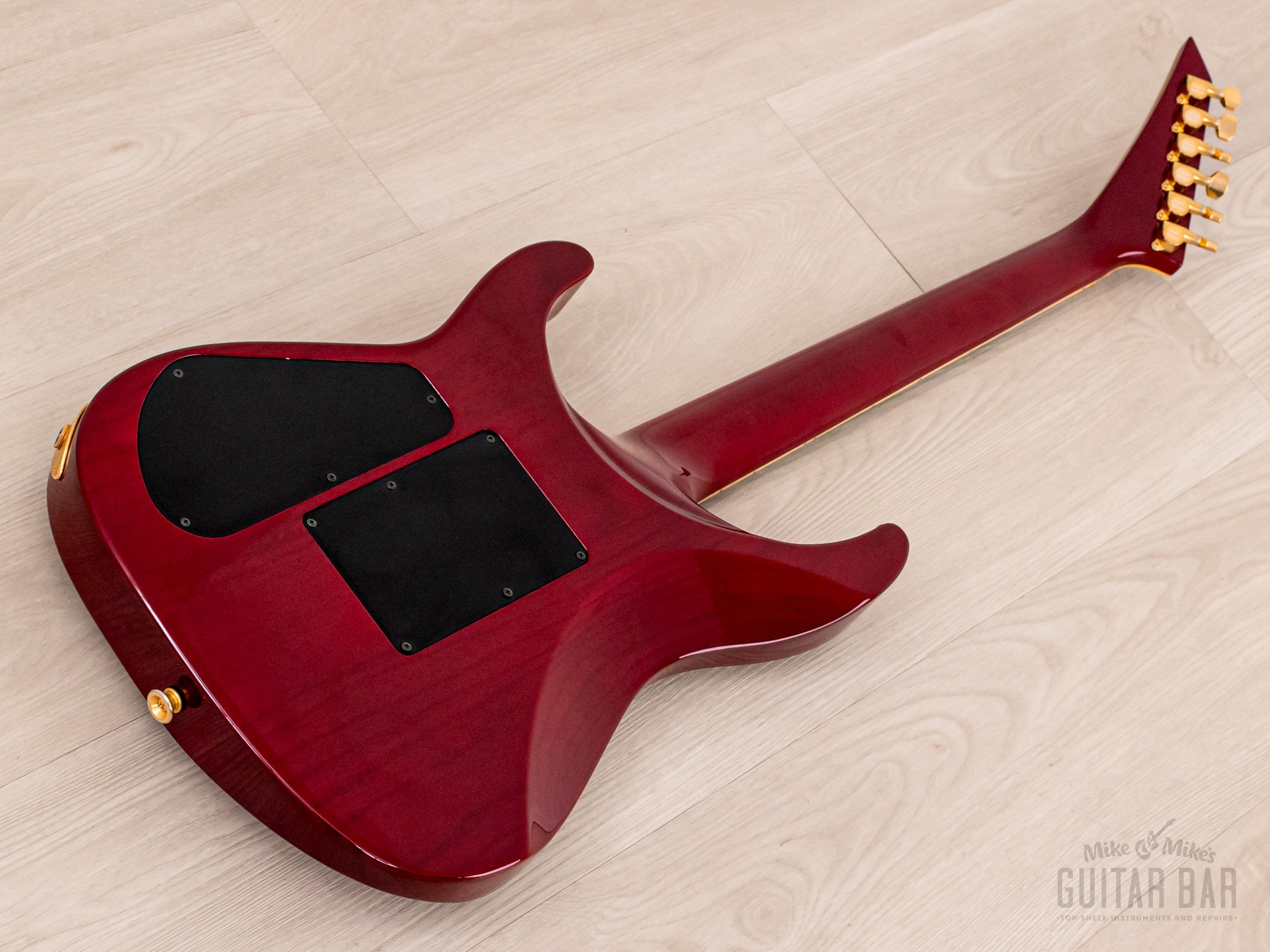 1999 Jackson Stars Japan Pride Soloist J.P. SL-175 Trans Red Quilt Top SSH Superstrat w/ Case