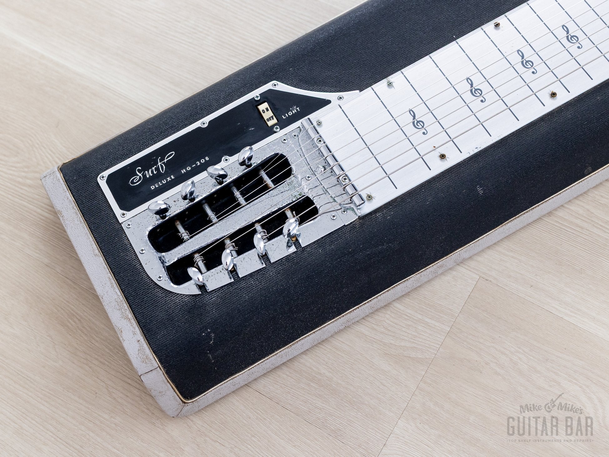 1967 Guyatone Surf Deluxe HG-208 Vintage 8-String Lap Steel w/ Active