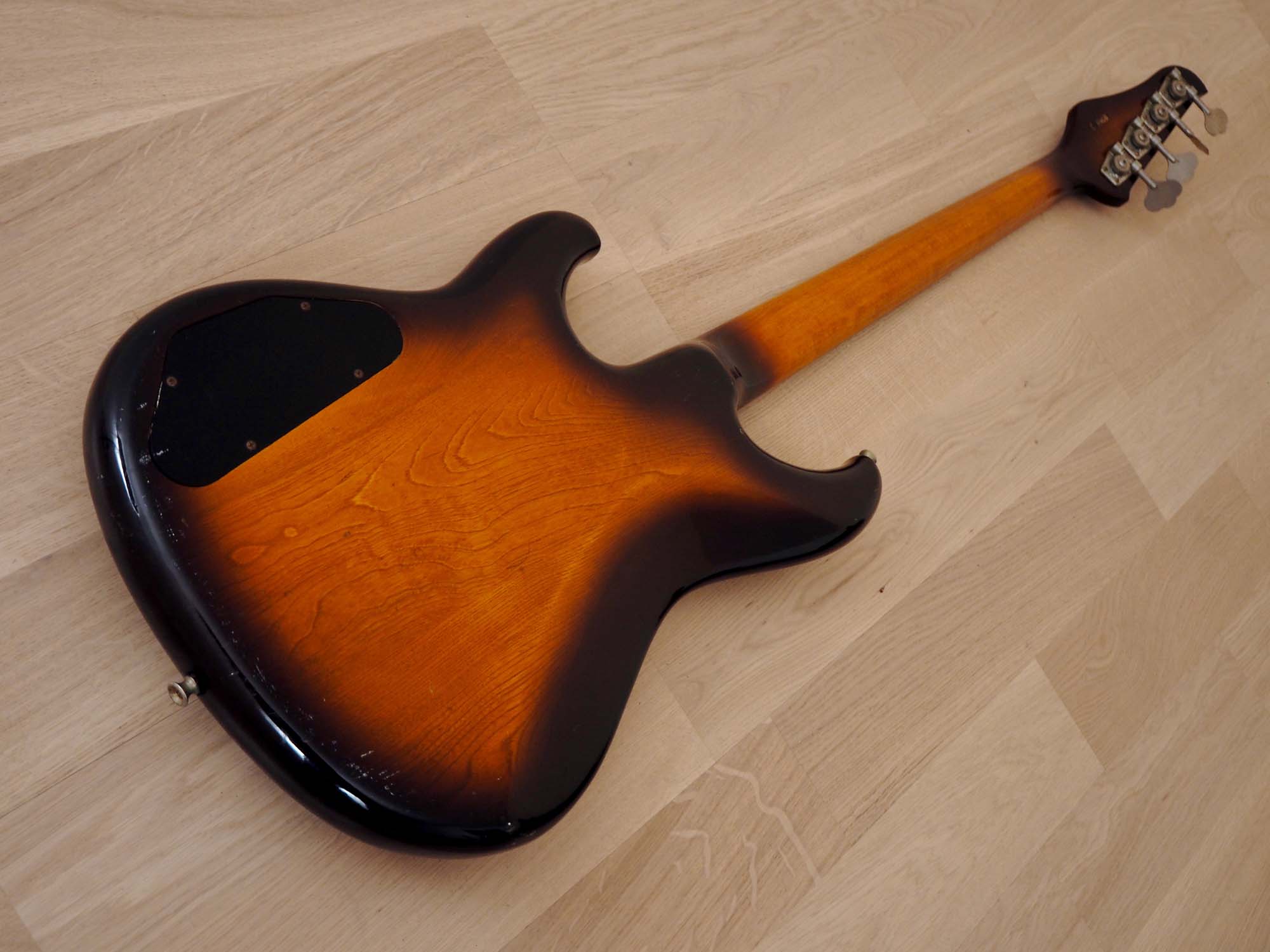 1980 Greco GOBII-650 Vintage Electric Bass Guitar Sunburst Set Neck, Japan