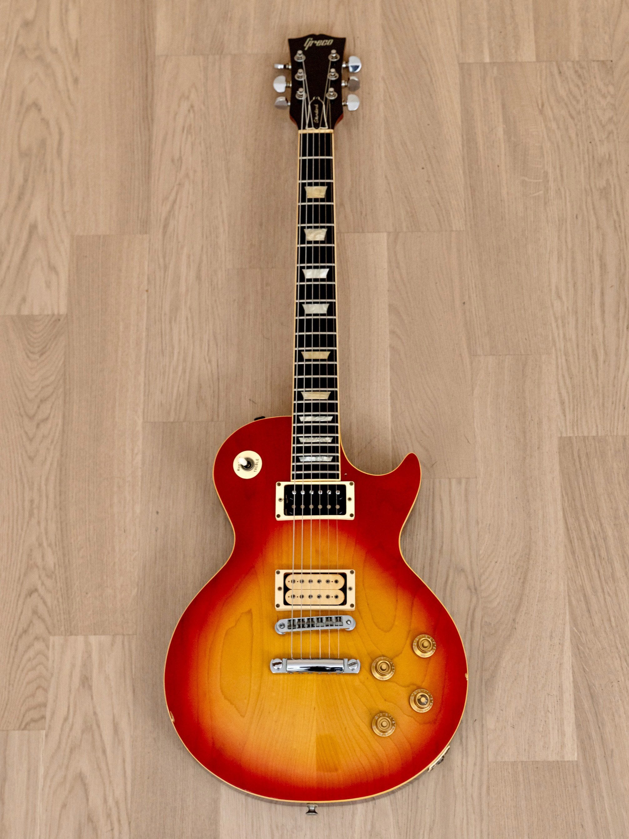 1978 Greco EG700 Standard Vintage Electric Guitar Cherry Sunburst w/ Case, Japan Fujigen