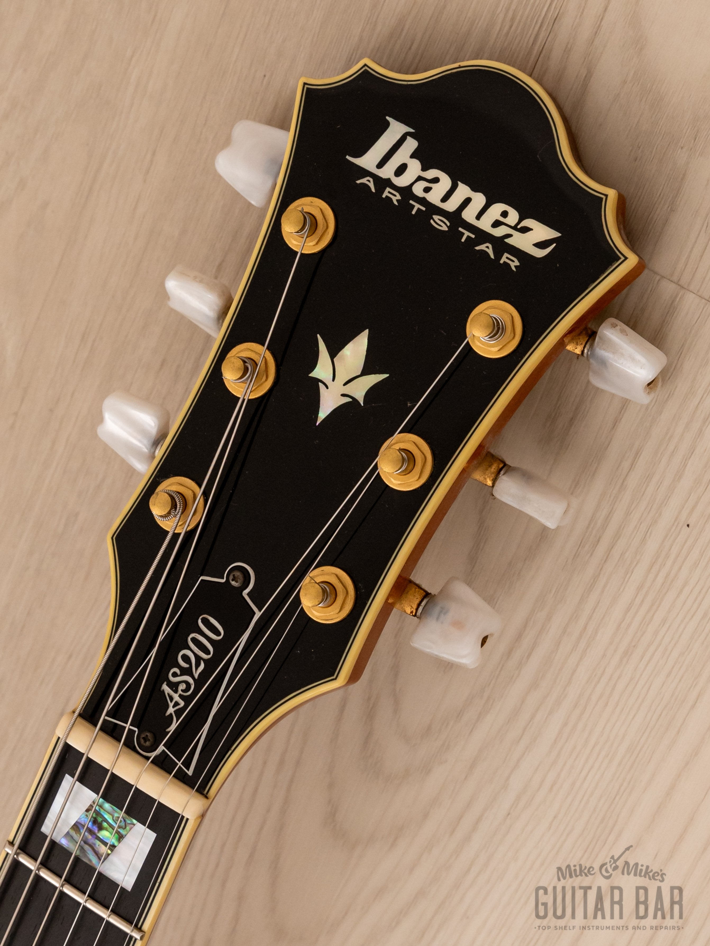 2001 Ibanez Artstar AS200 Semi-Hollow Guitar Amber, Near-Mint w/ Super 58, Case & Hangtags, Japan Fujigen