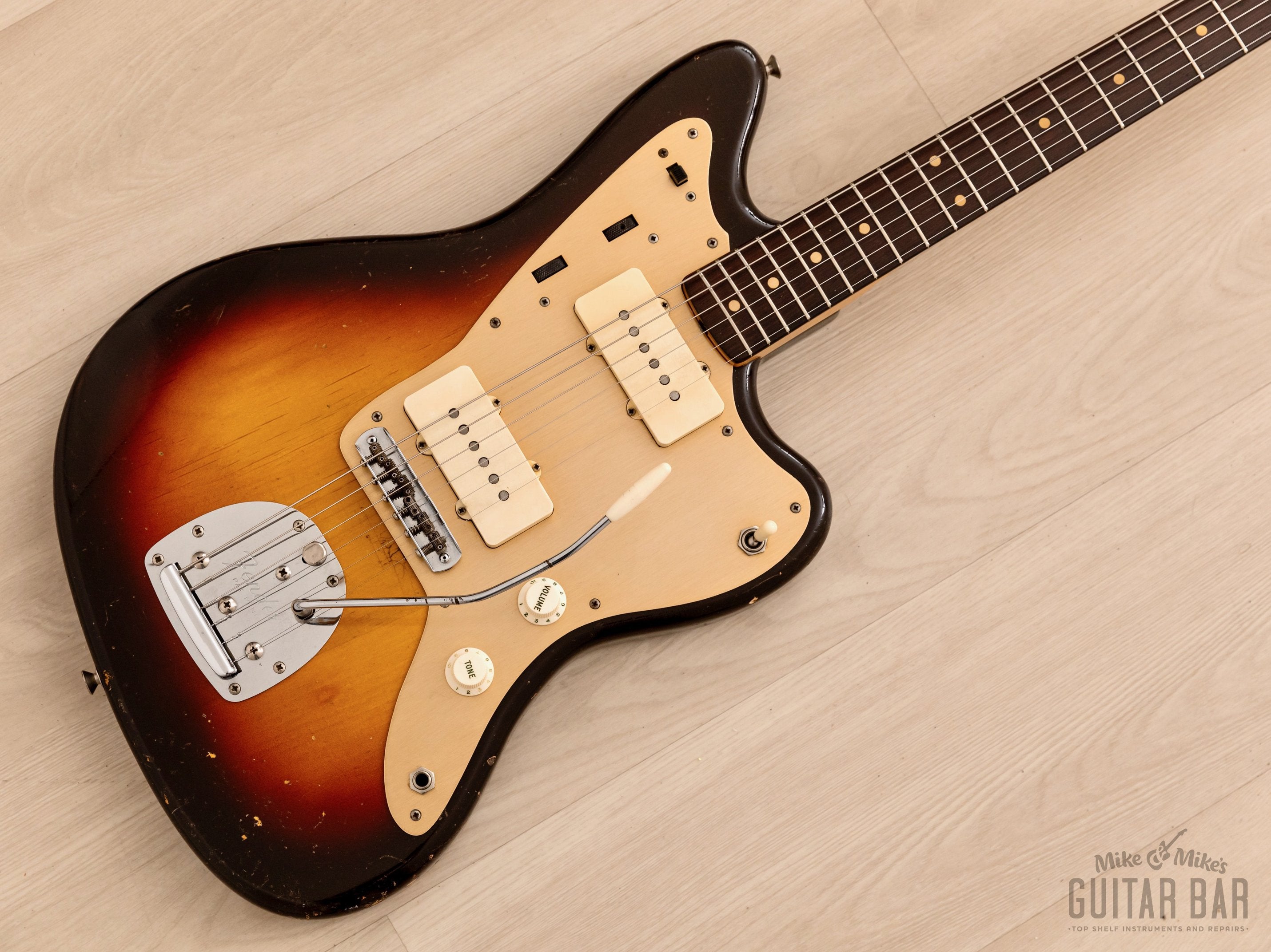 1959 Fender Jazzmaster Vintage Offset Guitar Sunburst w/ Tweed Case, Ed King-Owned (Lynyrd Skynyrd)