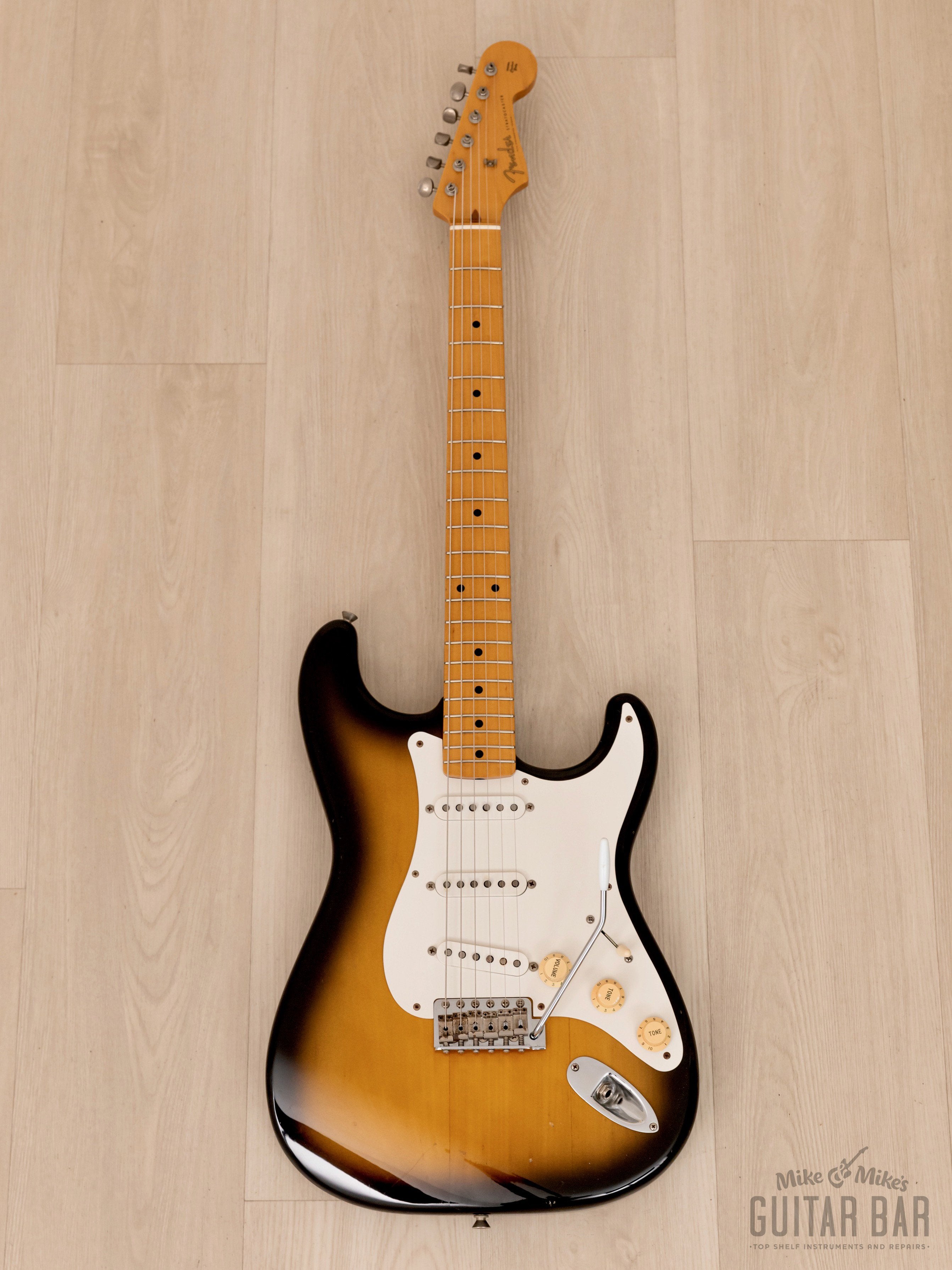 2002 Fender Stratocaster '57 Vintage Reissue ST57-58US Sunburst w/ USA Pickups, Japan CIJ