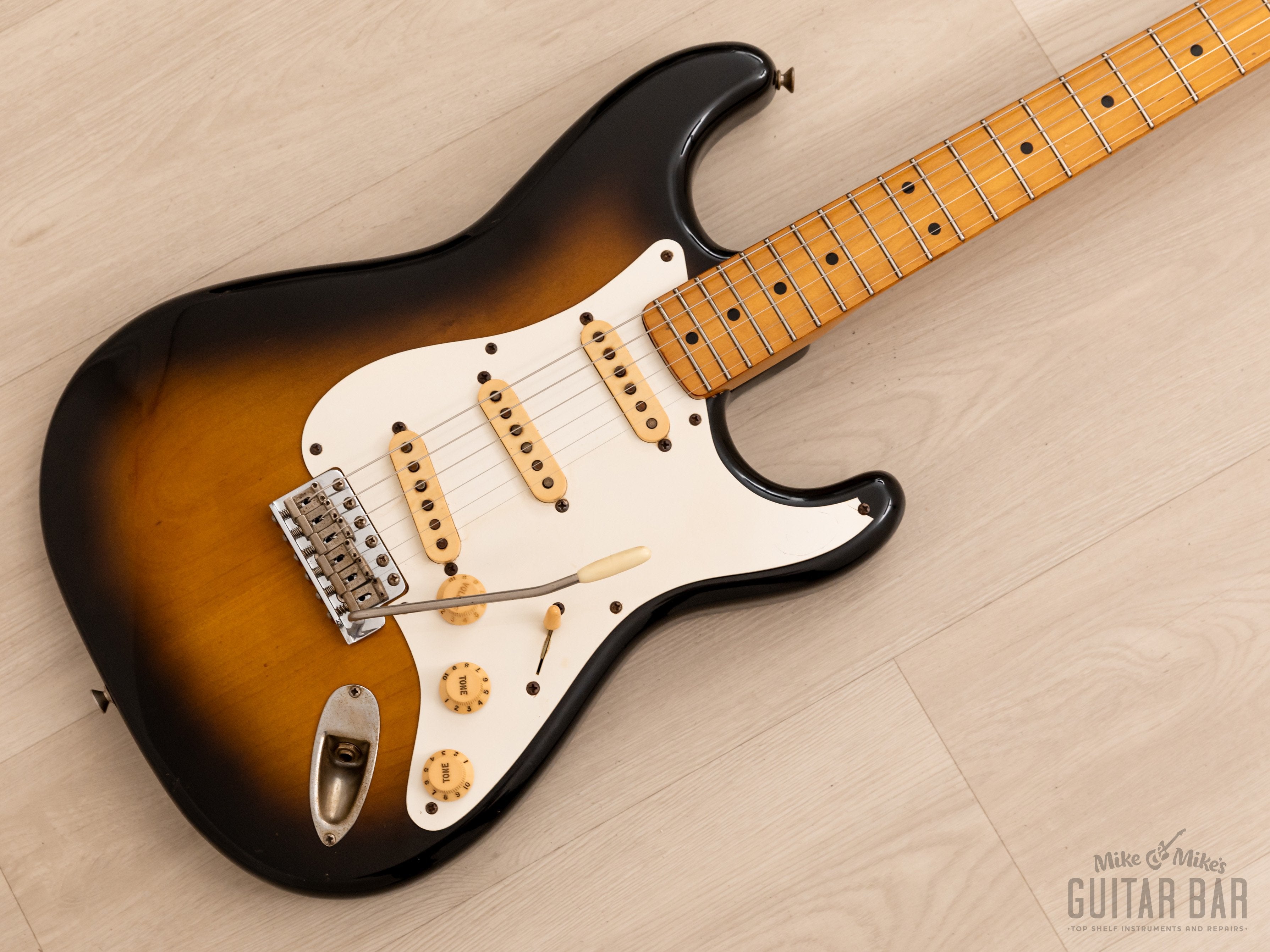 1982 Fender '57 Stratocaster JV ST57-115 w/ Lacquer Finish, USA Fullerton  Pickups, Japan MIJ Fujigen