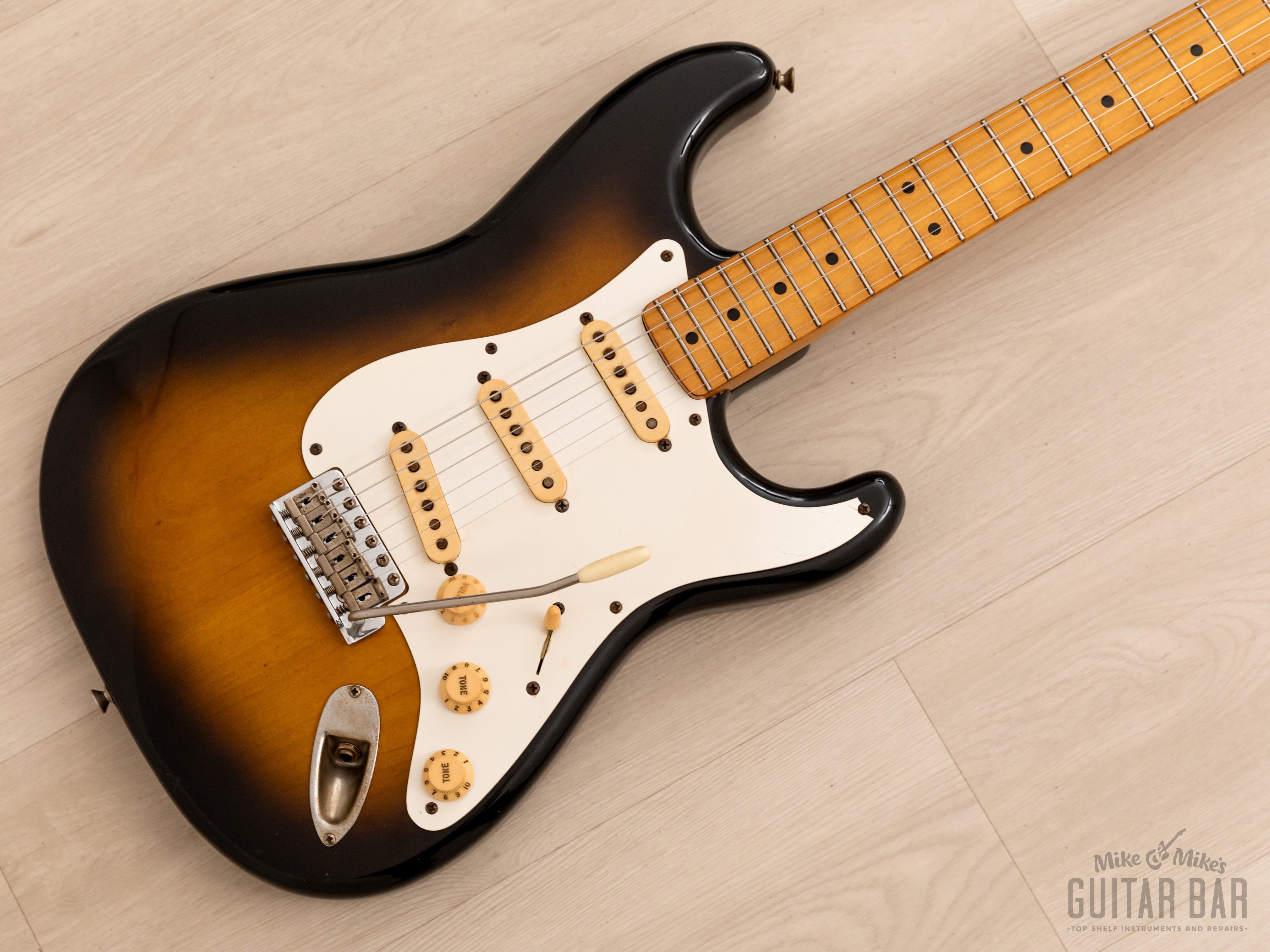 1982 Fender '57 Stratocaster JV ST57-115 w/ Lacquer Finish, USA Fullerton Pickups, Japan MIJ Fujigen
