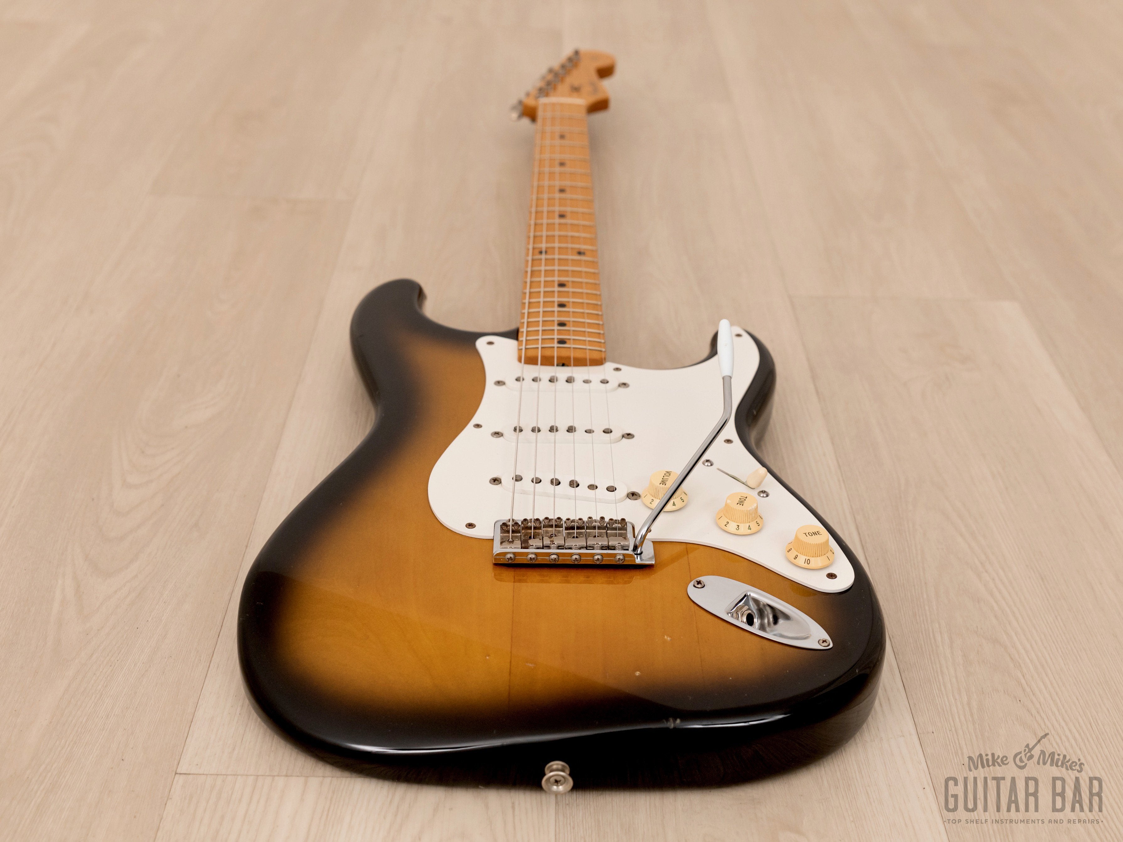 2002 Fender Stratocaster '57 Vintage Reissue ST57-58US Sunburst w/ USA  Pickups, Japan CIJ