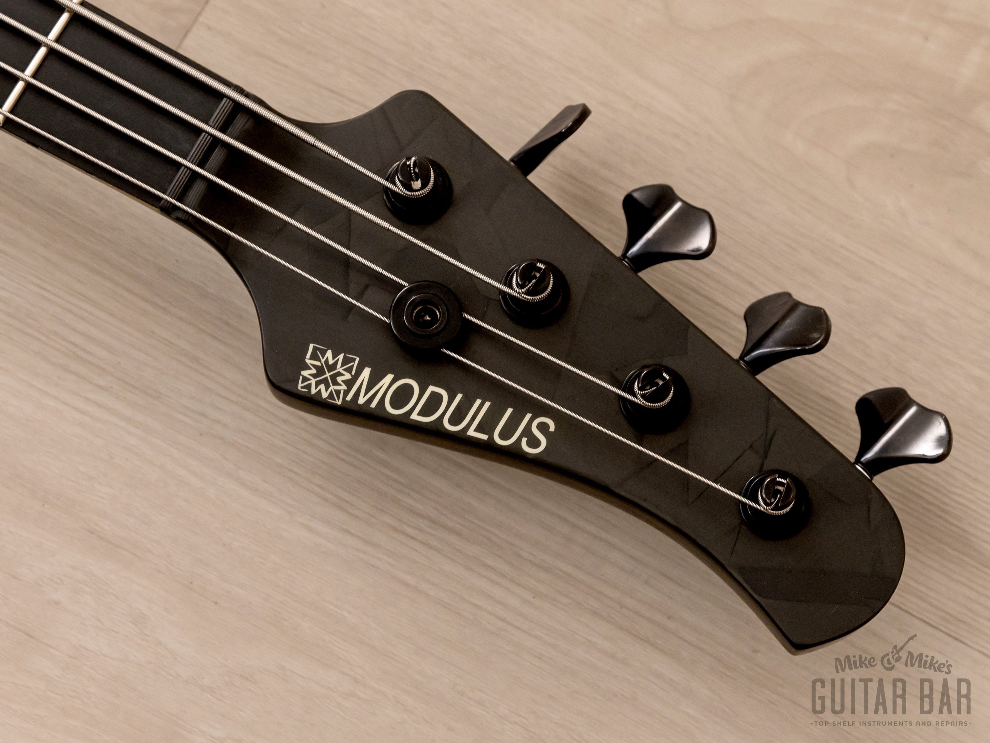 2008 Modulus FB4 Flea Signature Bass Black w/ Case, Funk Unlimited