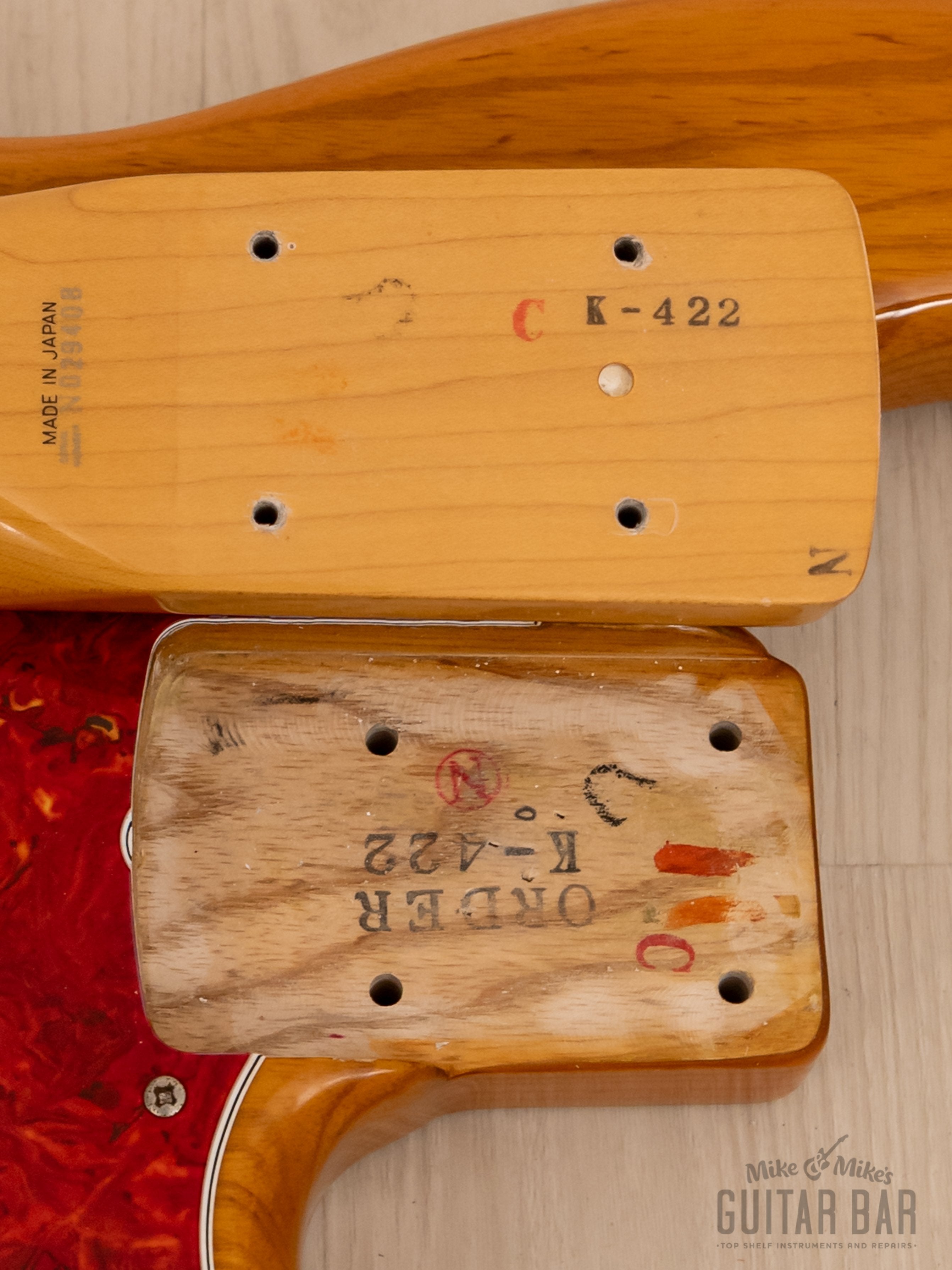 1993 Fender Order Made Jazz Bass Butterscotch Lacquer, Near-Mint w/ Case, Japan MIJ Fujigen