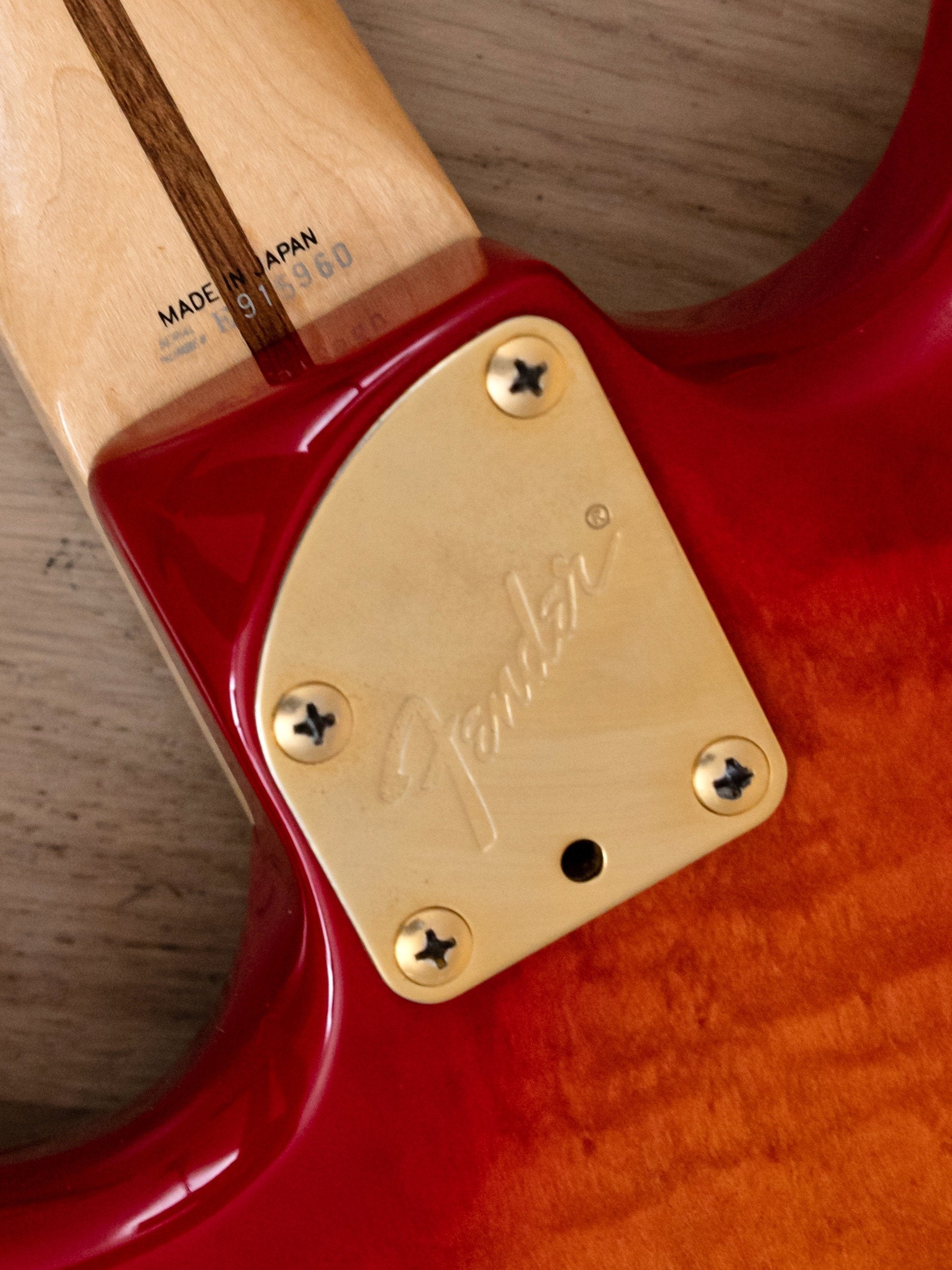 1988 Fender Stratocaster STR75 Pro-Feel Series Cherry Red Sunburst w/ Floyd Rose, Japan MIJ Fujigen