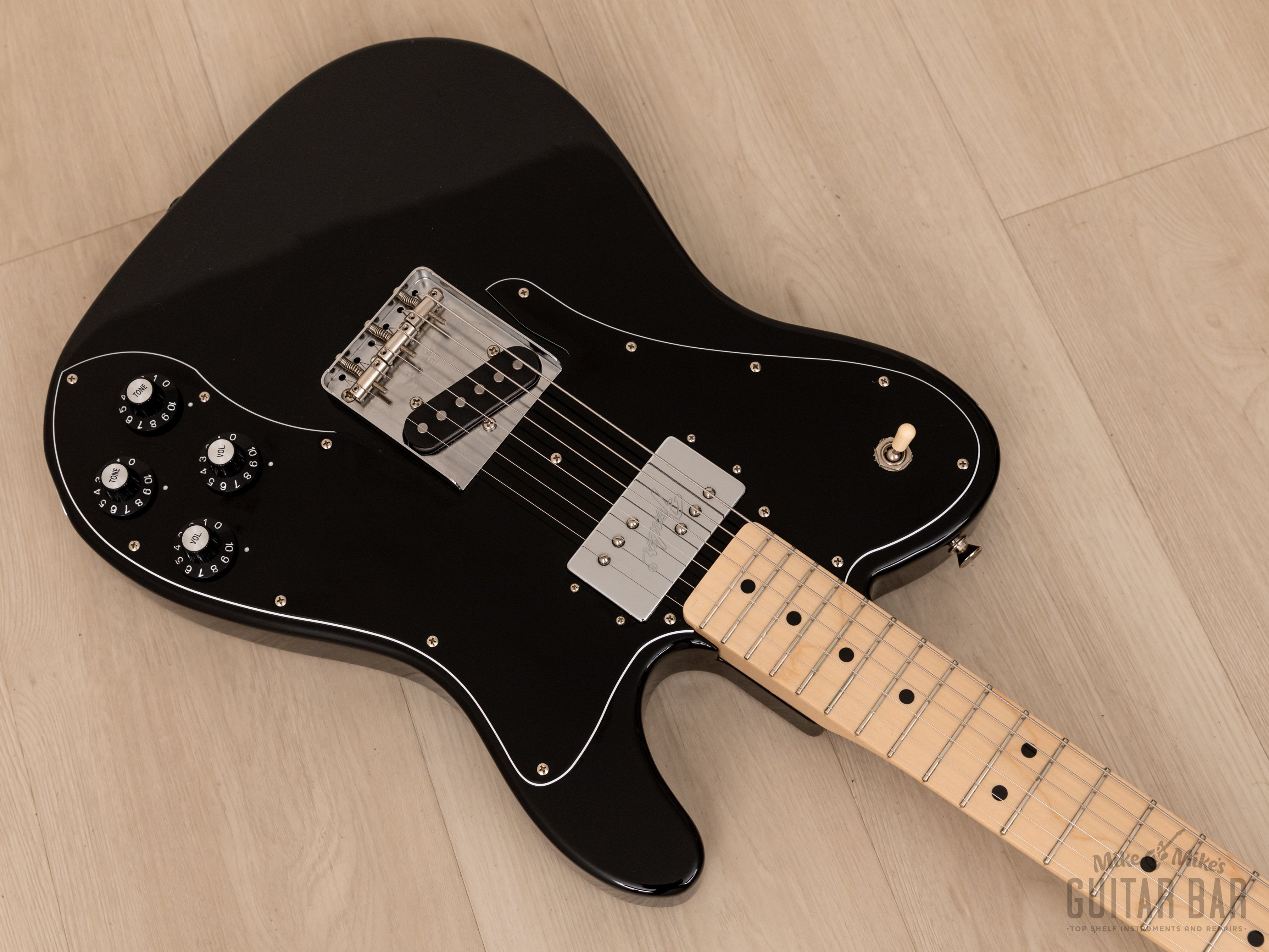 2021 Traditional II ‘70s Telecaster Custom Black Ash Body, Near-Mint w/ Wide Range, Japan MIJ